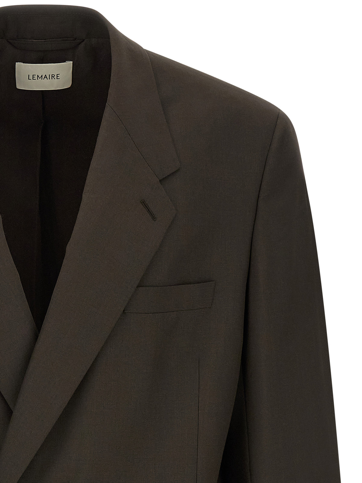 Lemaire Men Tropical Wool Double-Breasted Blazer LEMAIRE