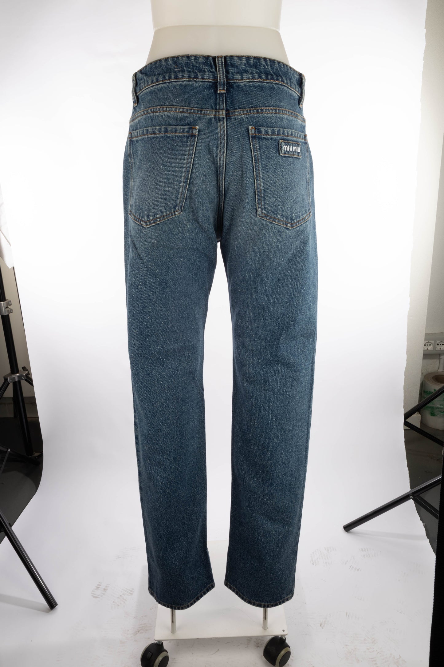 Miu Miu Woman Clothing Jeans MIU MIU