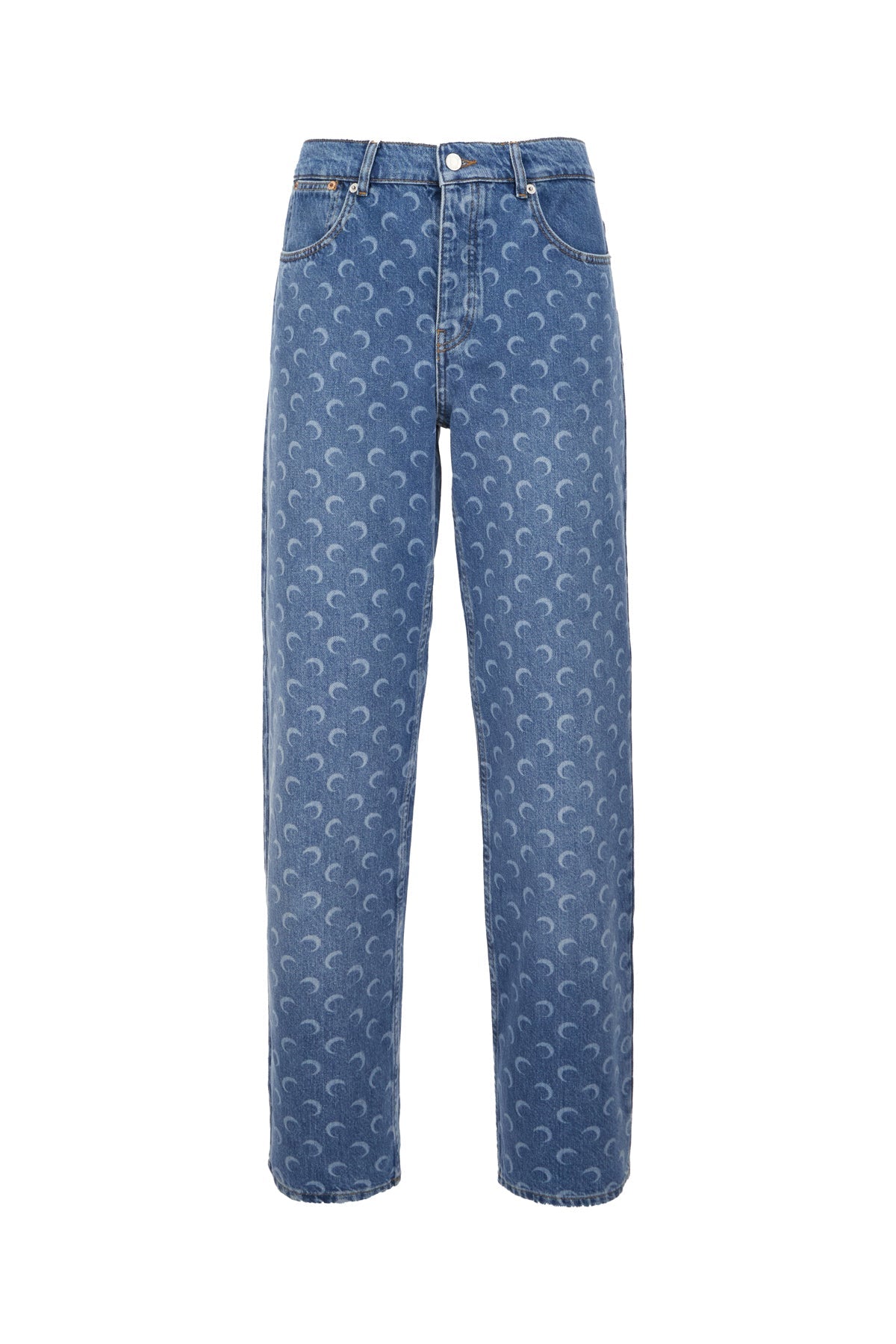 Marine Serre Man Clothing Jeans