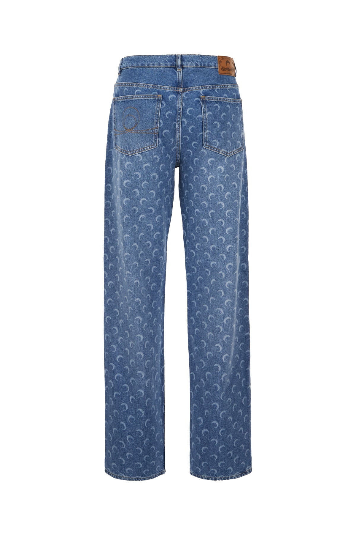 Marine Serre Man Clothing Jeans
