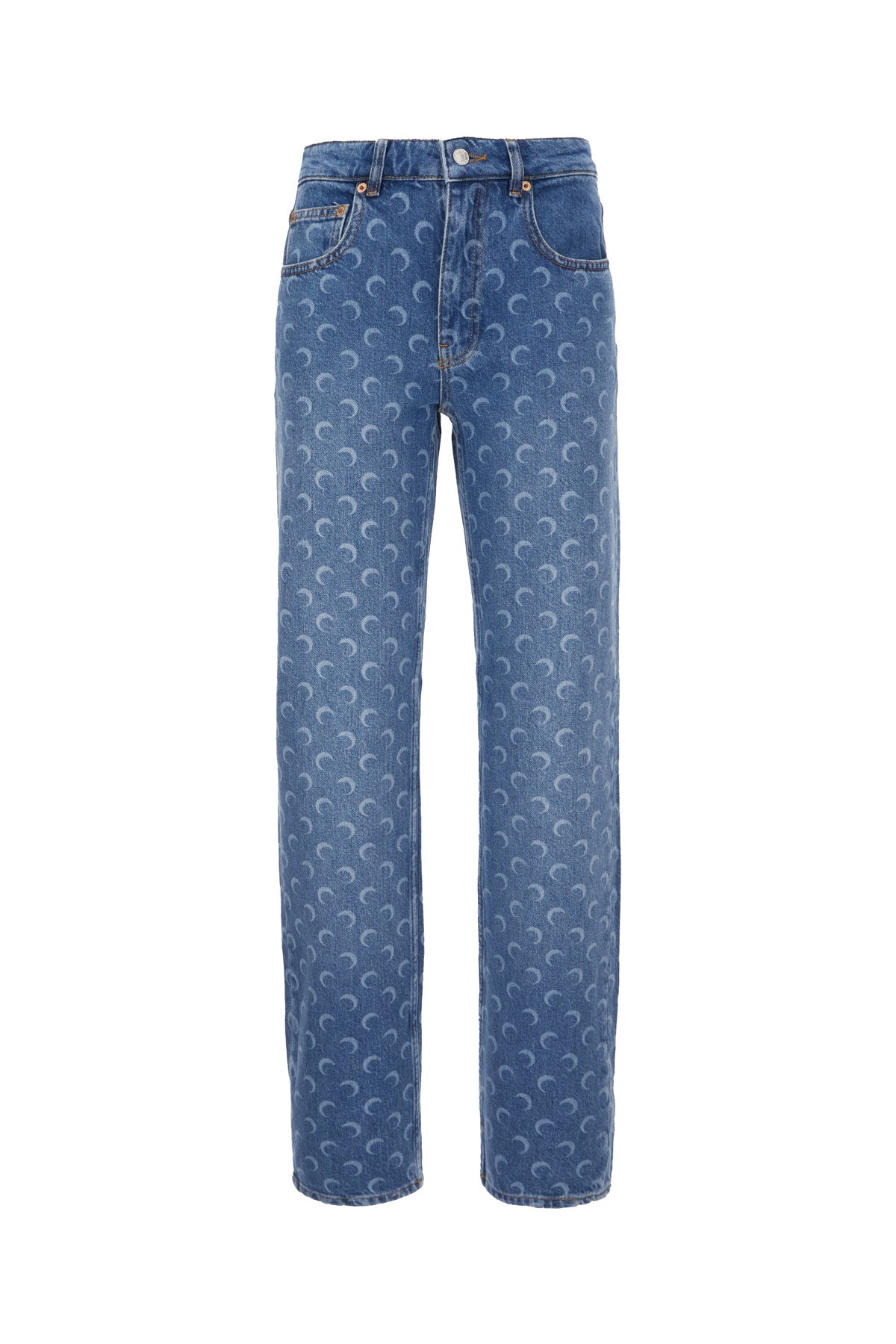 Marine Serre Woman Clothing Jeans