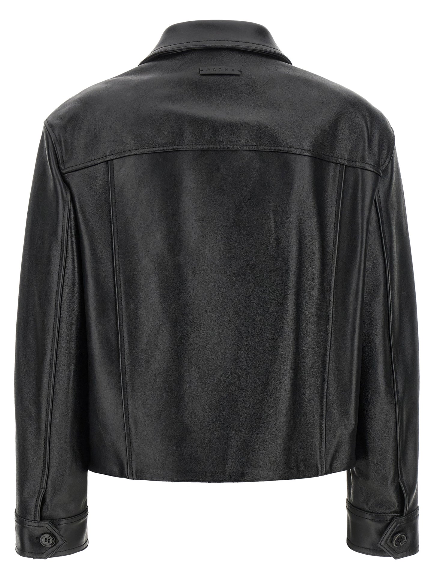 Marni Women Leather And Suede Jacket MARNI