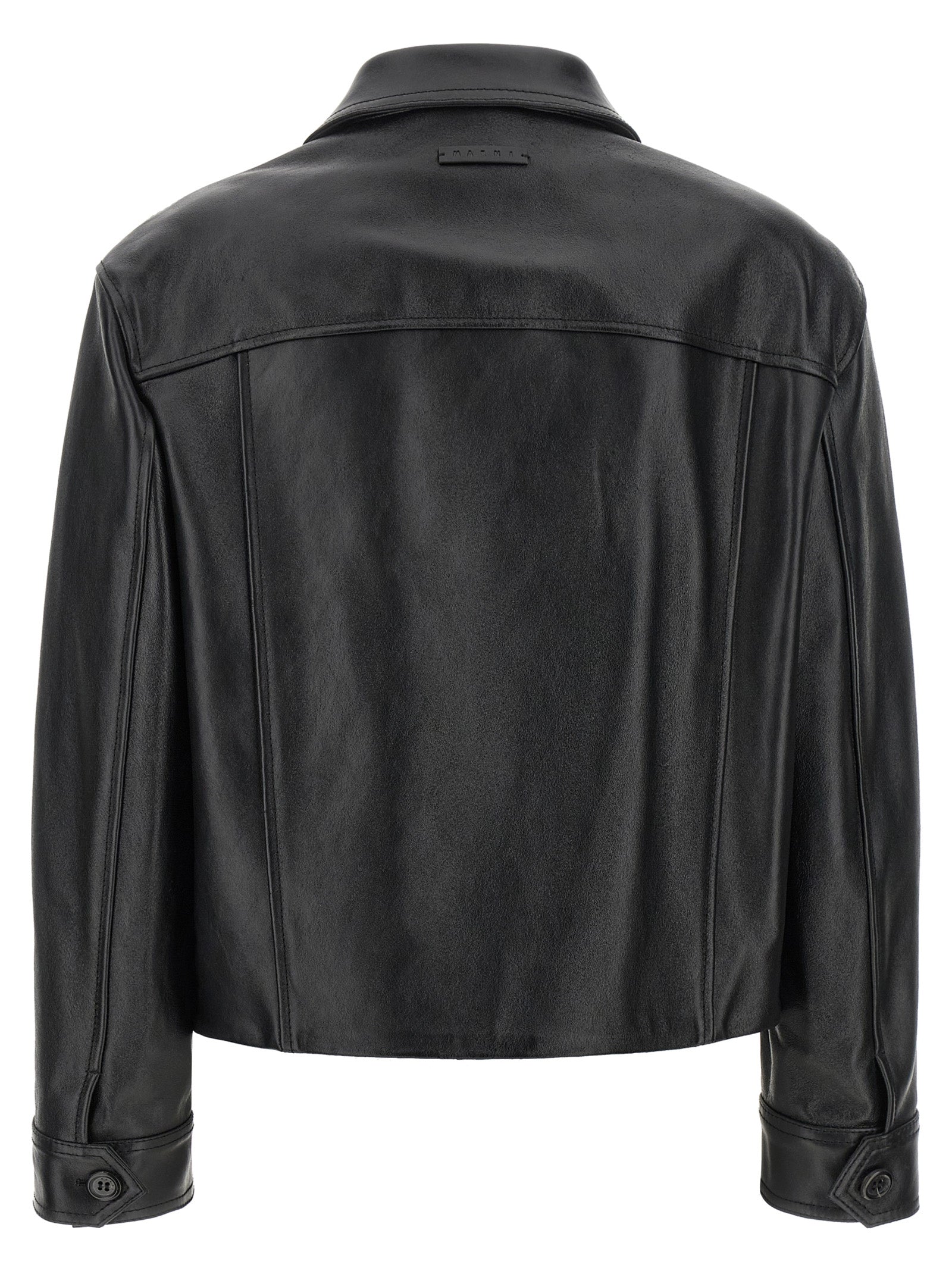 Marni Women Leather And Suede Jacket MARNI