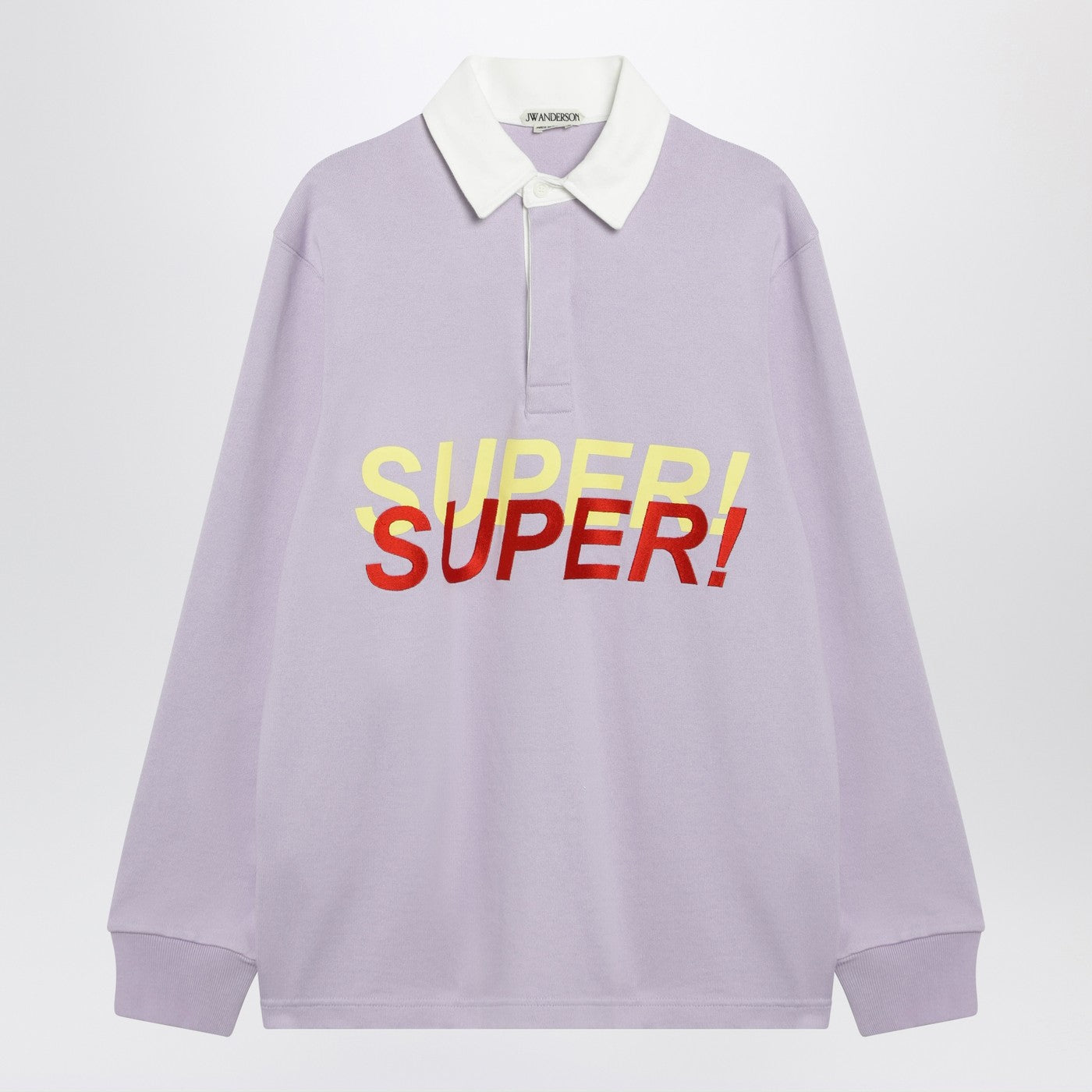 Jw Anderson Lilac Super Super Polo Shirt Men J.W. ANDERSON