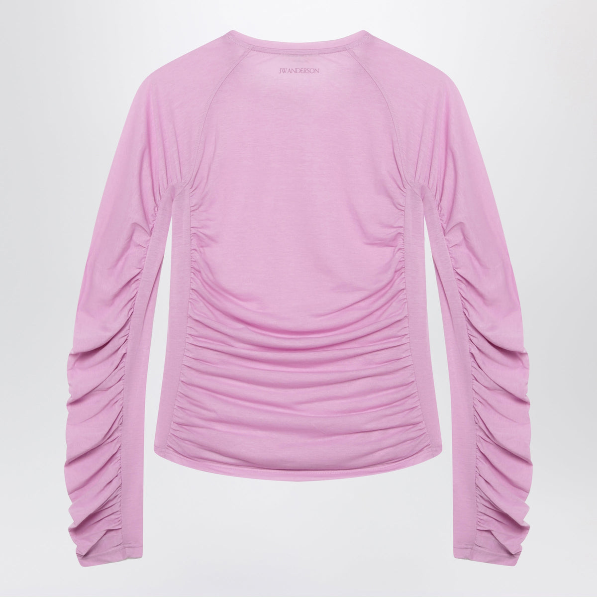 Jw Anderson Orchid Pink Top In Cotton-Blend Jersey Women J.W. ANDERSON