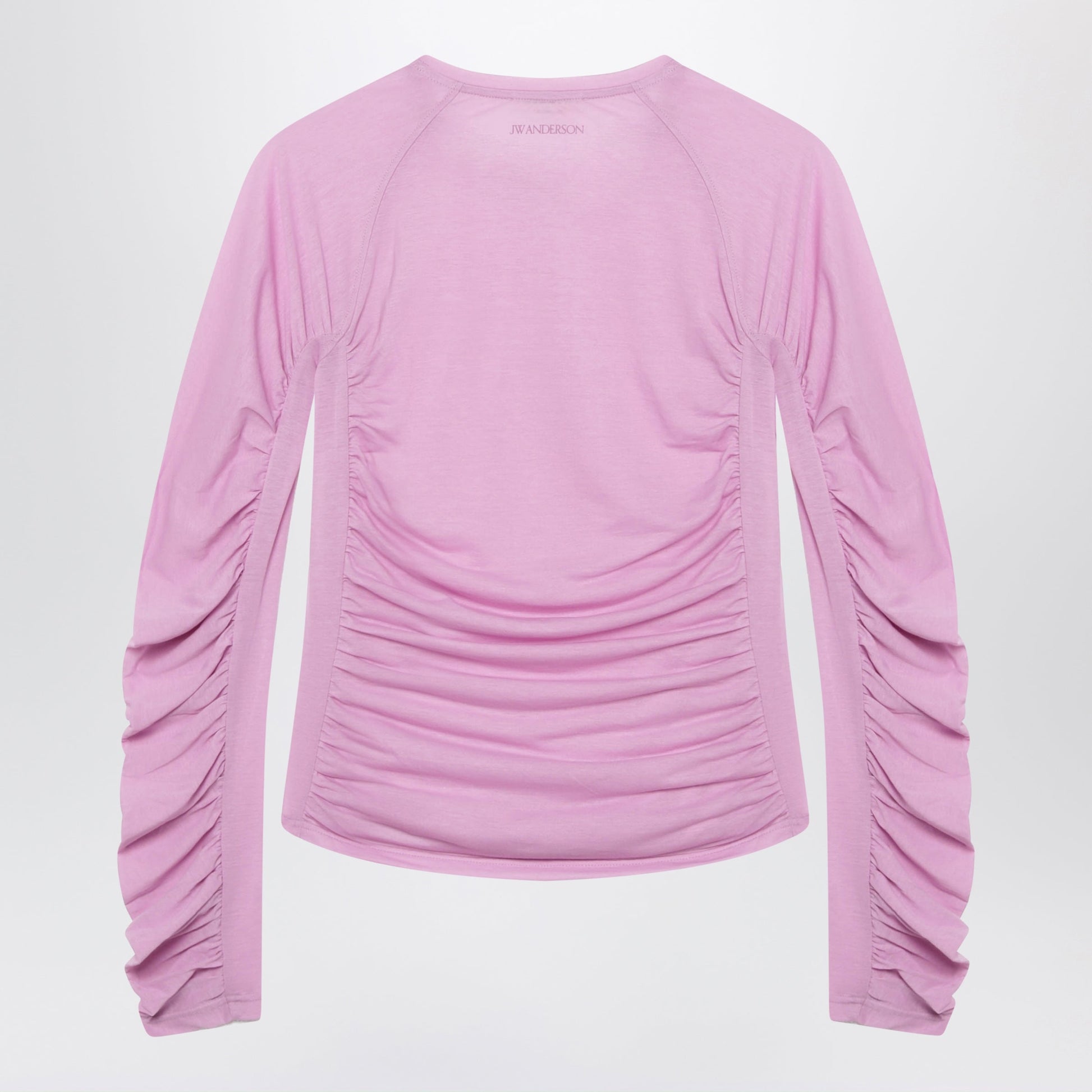 Jw Anderson Orchid Pink Top In Cotton-Blend Jersey Women J.W. ANDERSON