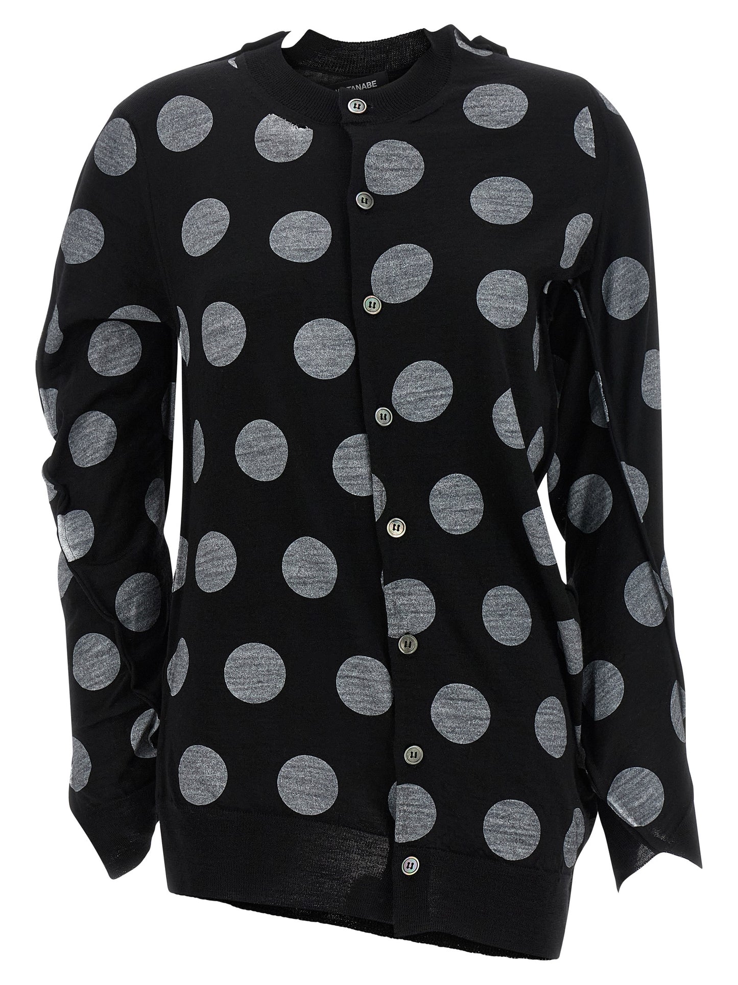Junya Watanabe Women Polka Dot Maxi Cardigan JUNYA WATANABE