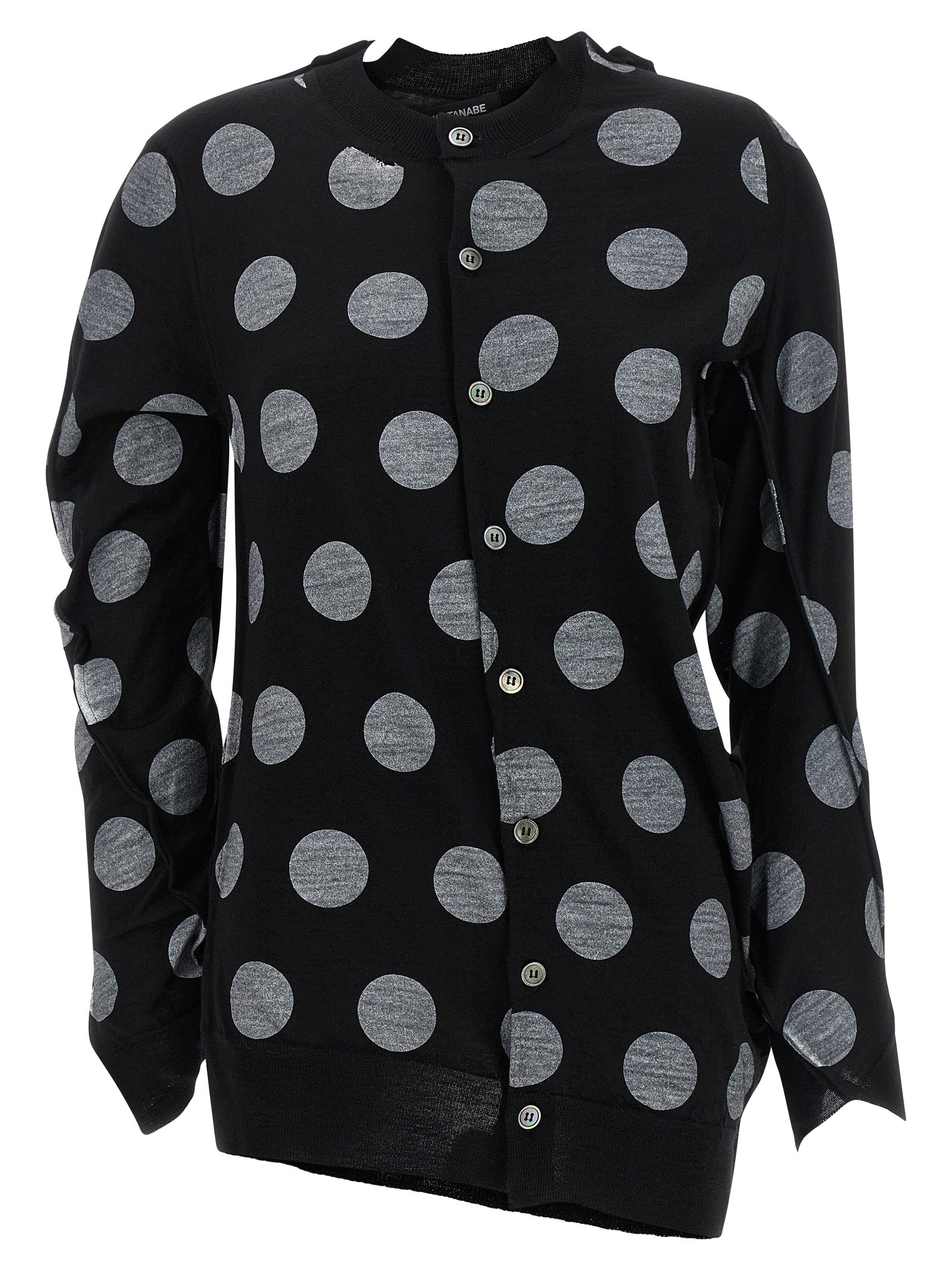 Junya Watanabe Women Polka Dot Maxi Cardigan JUNYA WATANABE