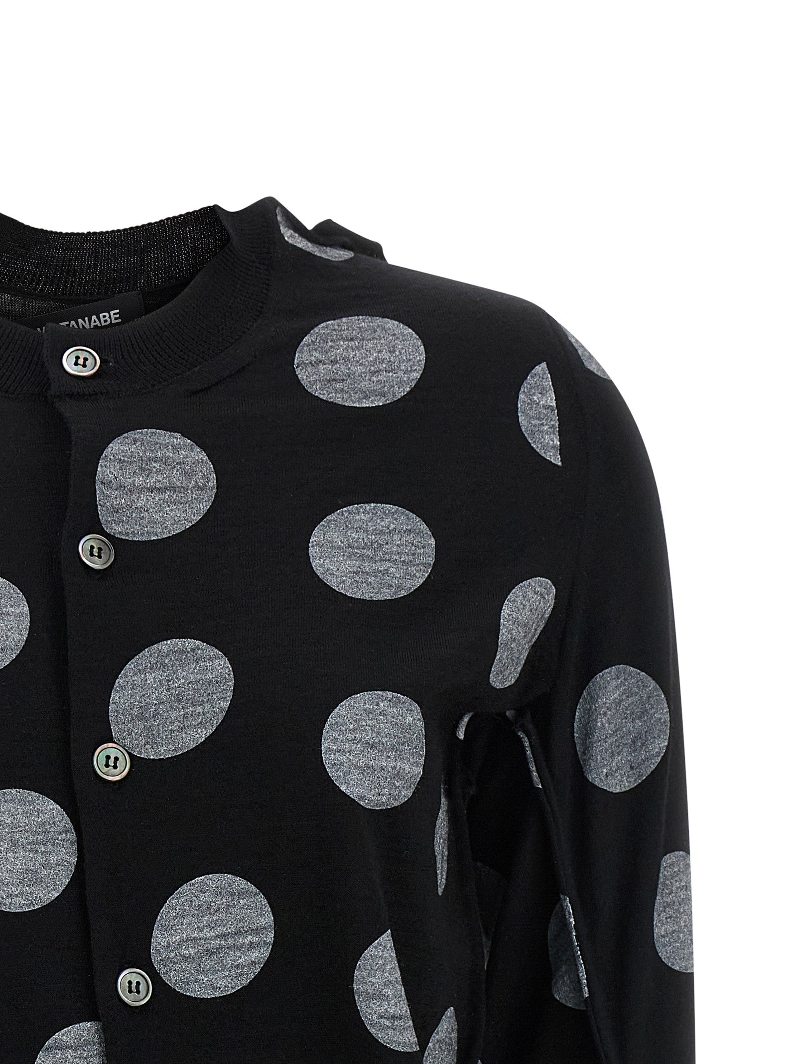 Junya Watanabe Women Polka Dot Maxi Cardigan JUNYA WATANABE