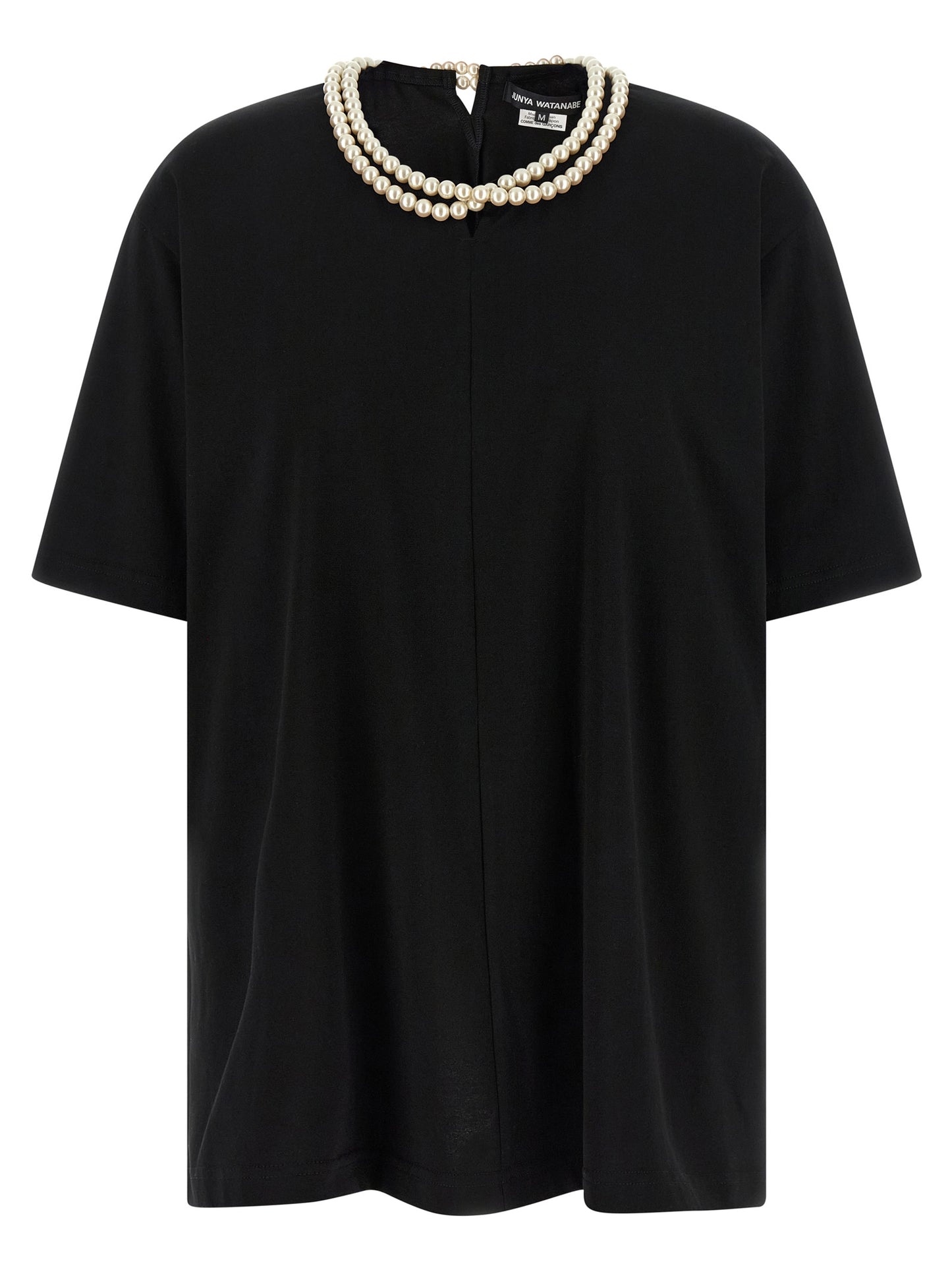 Junya Watanabe Women Pearl Necklace T-Shirt JUNYA WATANABE