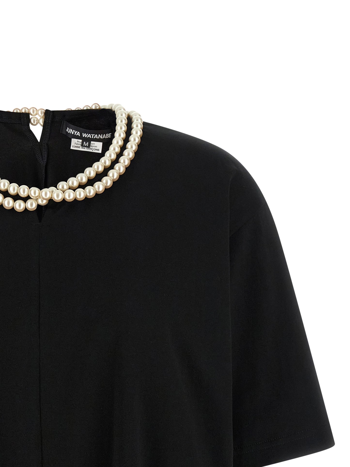 Junya Watanabe Women Pearl Necklace T-Shirt JUNYA WATANABE