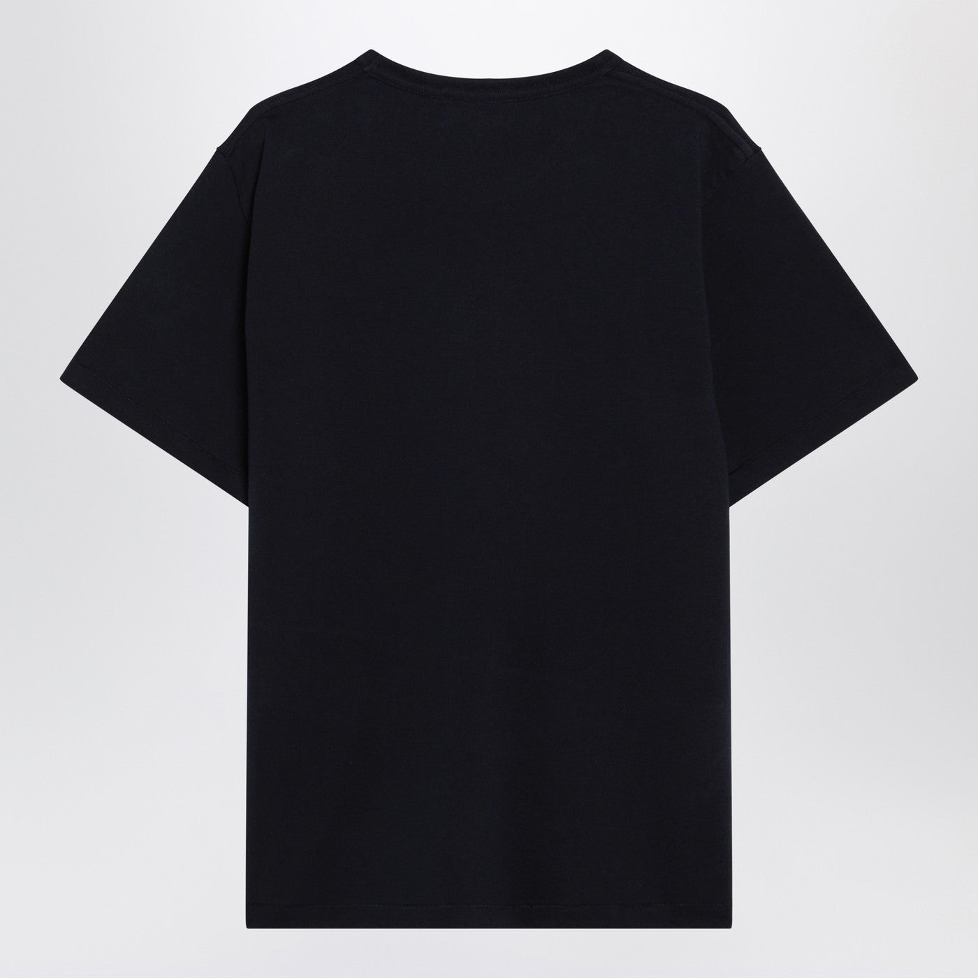 Jw Anderson Navy Blue T-Shirt With Embroidered Logo Men J.W. ANDERSON