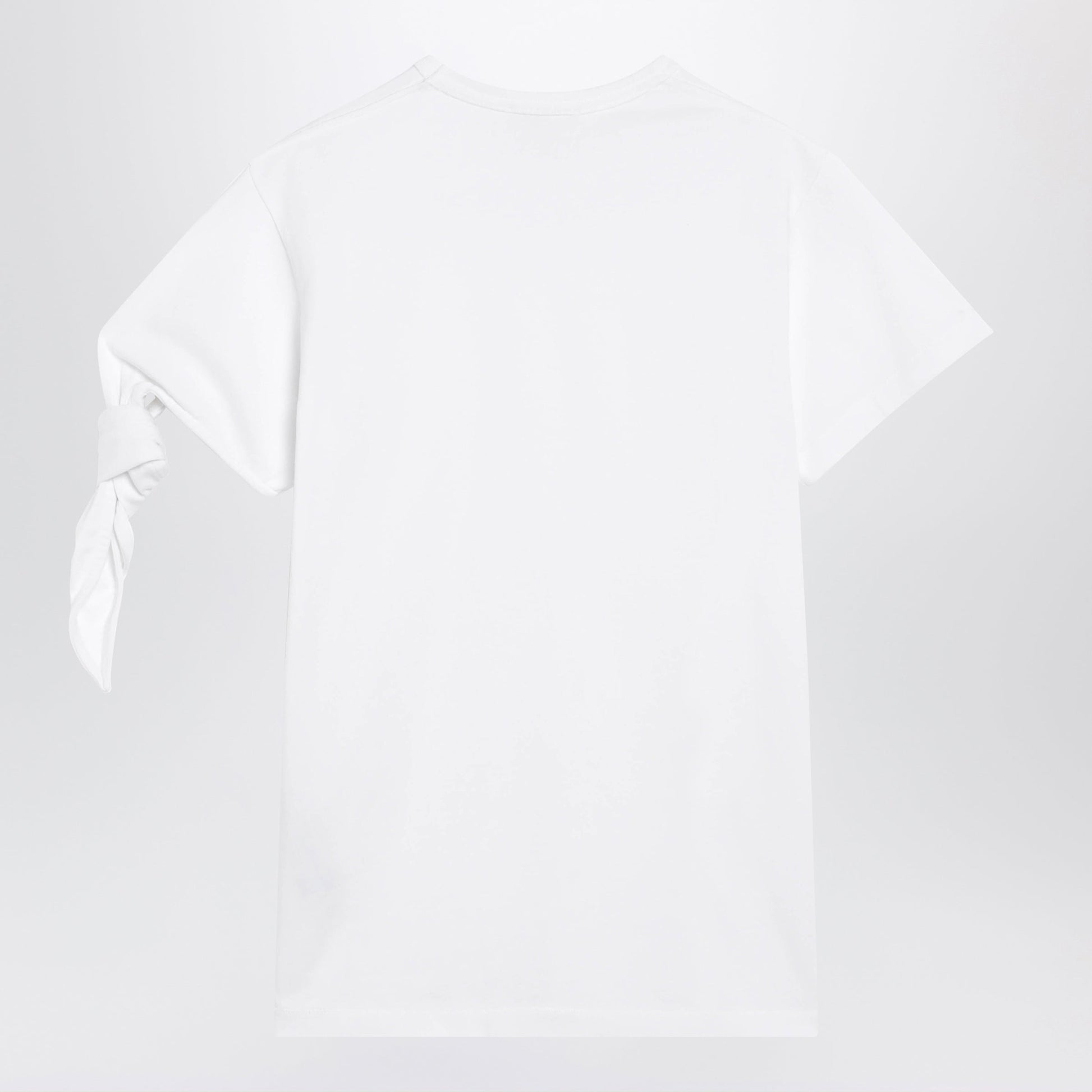 Jw Anderson Women's Knotted-Sleeve Jersey T-Shirt In White Women J.W. ANDERSON
