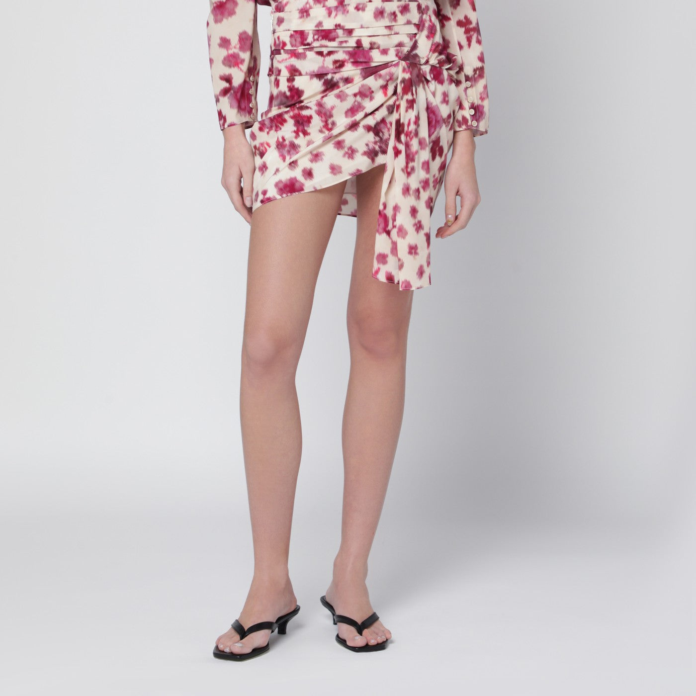 Isabel Marant Ovia Multicolour Printed Miniskirt Women ISABEL MARANT