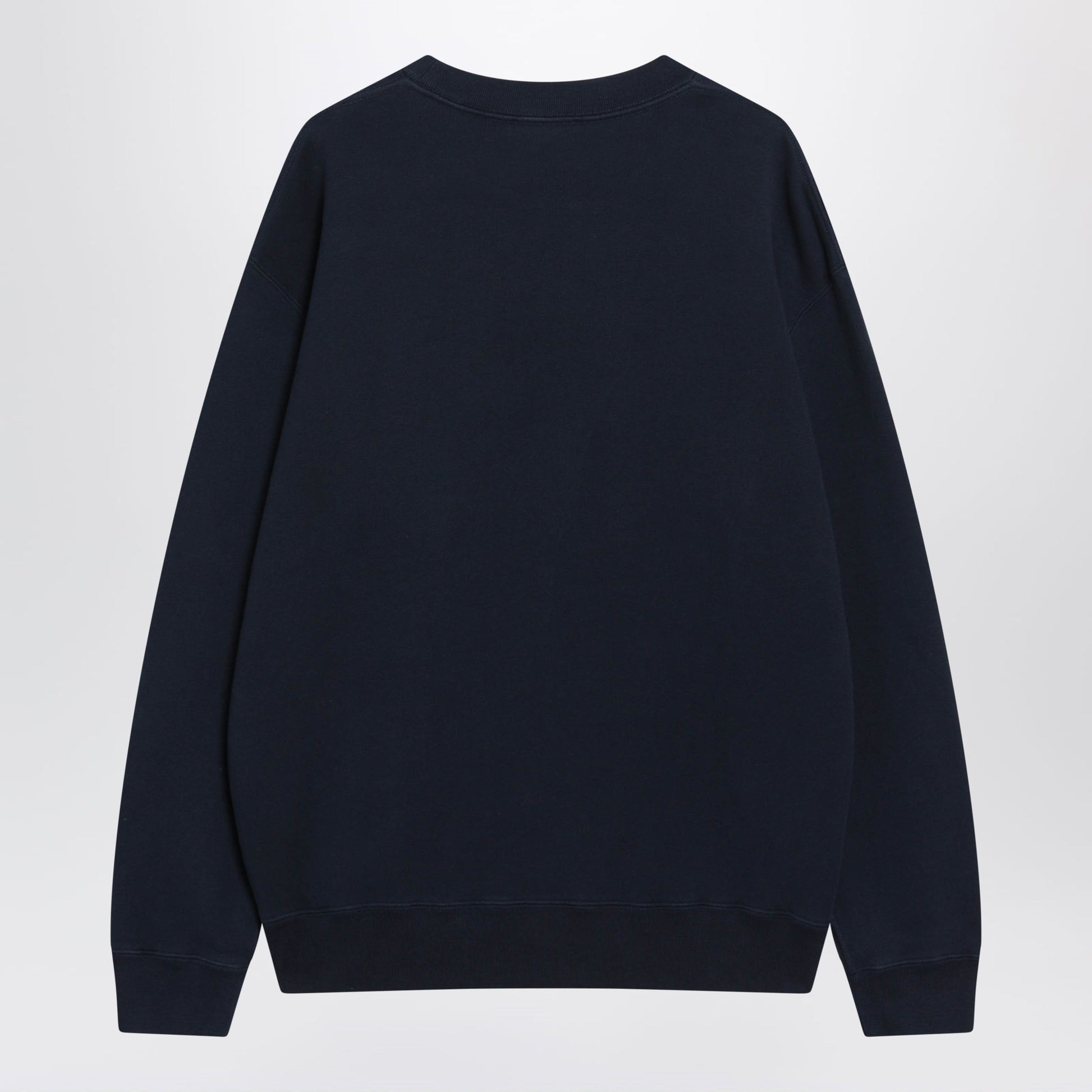 Jw Anderson Navy Cotton Sweatshirt With Embroidered Logo Men J.W. ANDERSON