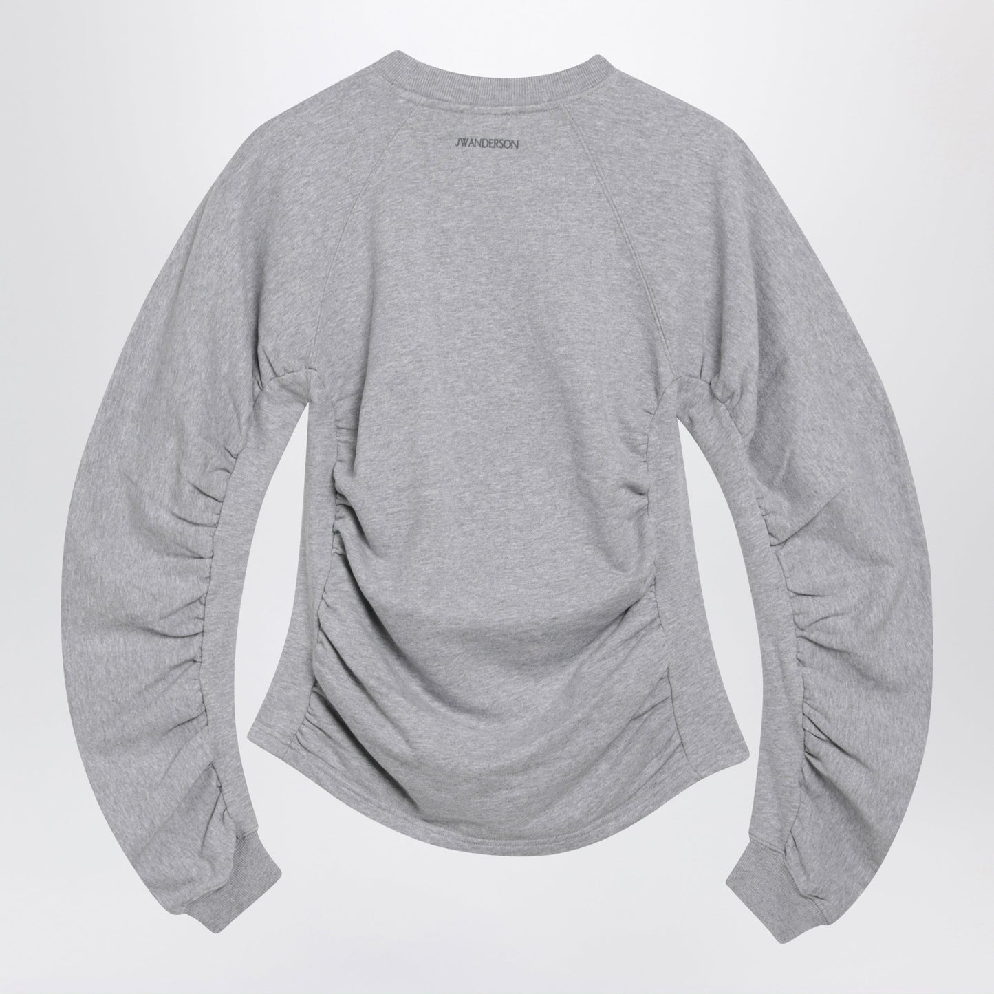 Jw Anderson Gray Melange Sweatshirt In Cotton Women J.W. ANDERSON