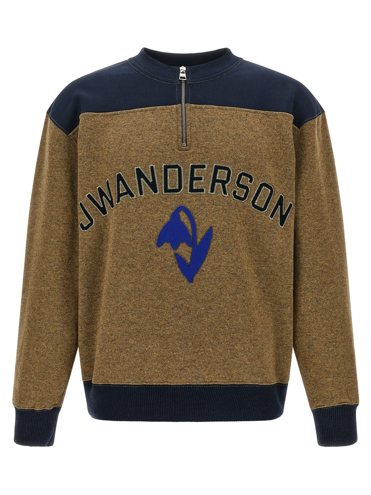 J.W.Anderson Men Half-Zip Sweatshirt J.W. ANDERSON