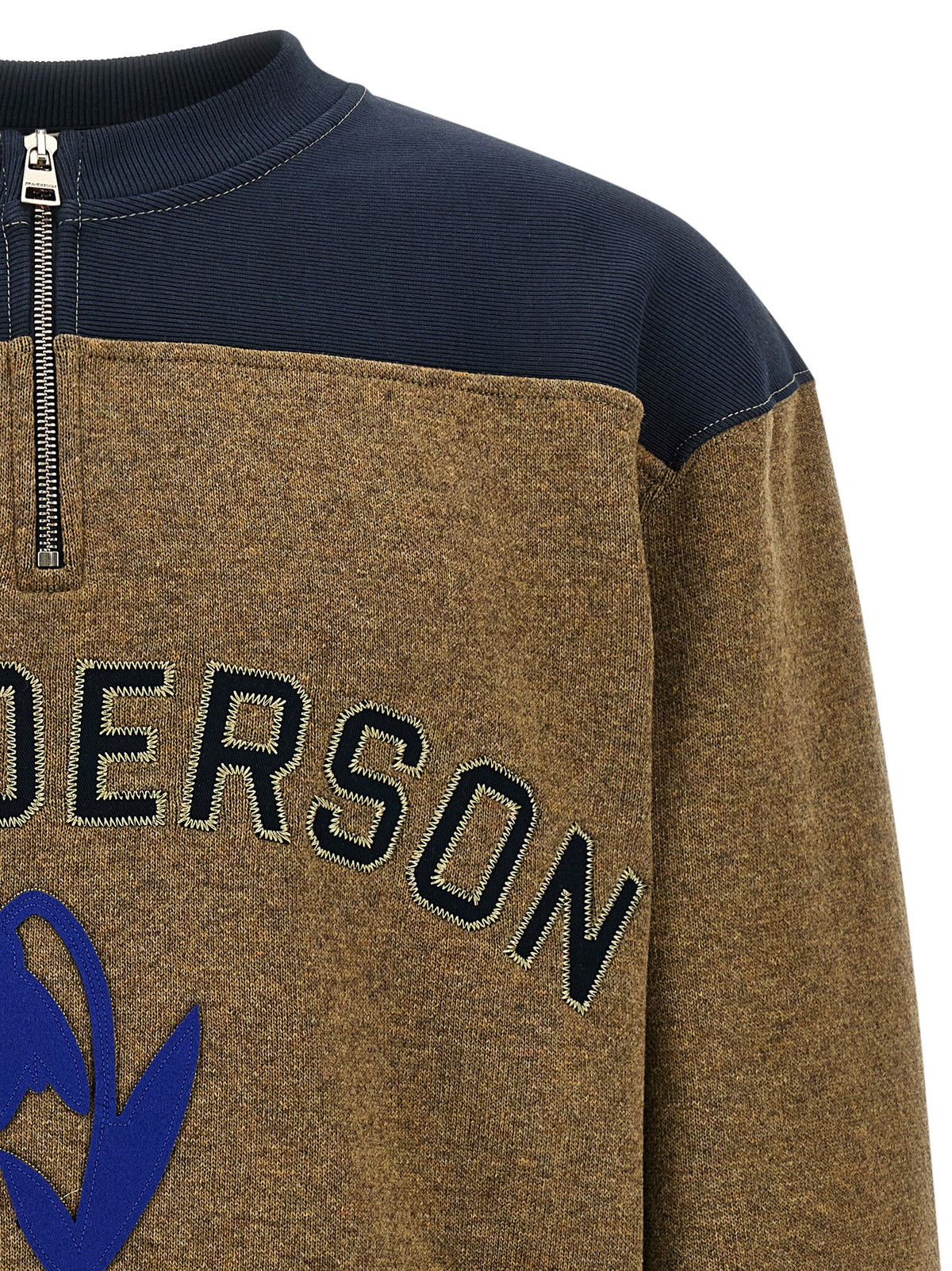 J.W.Anderson Men Half-Zip Sweatshirt J.W. ANDERSON
