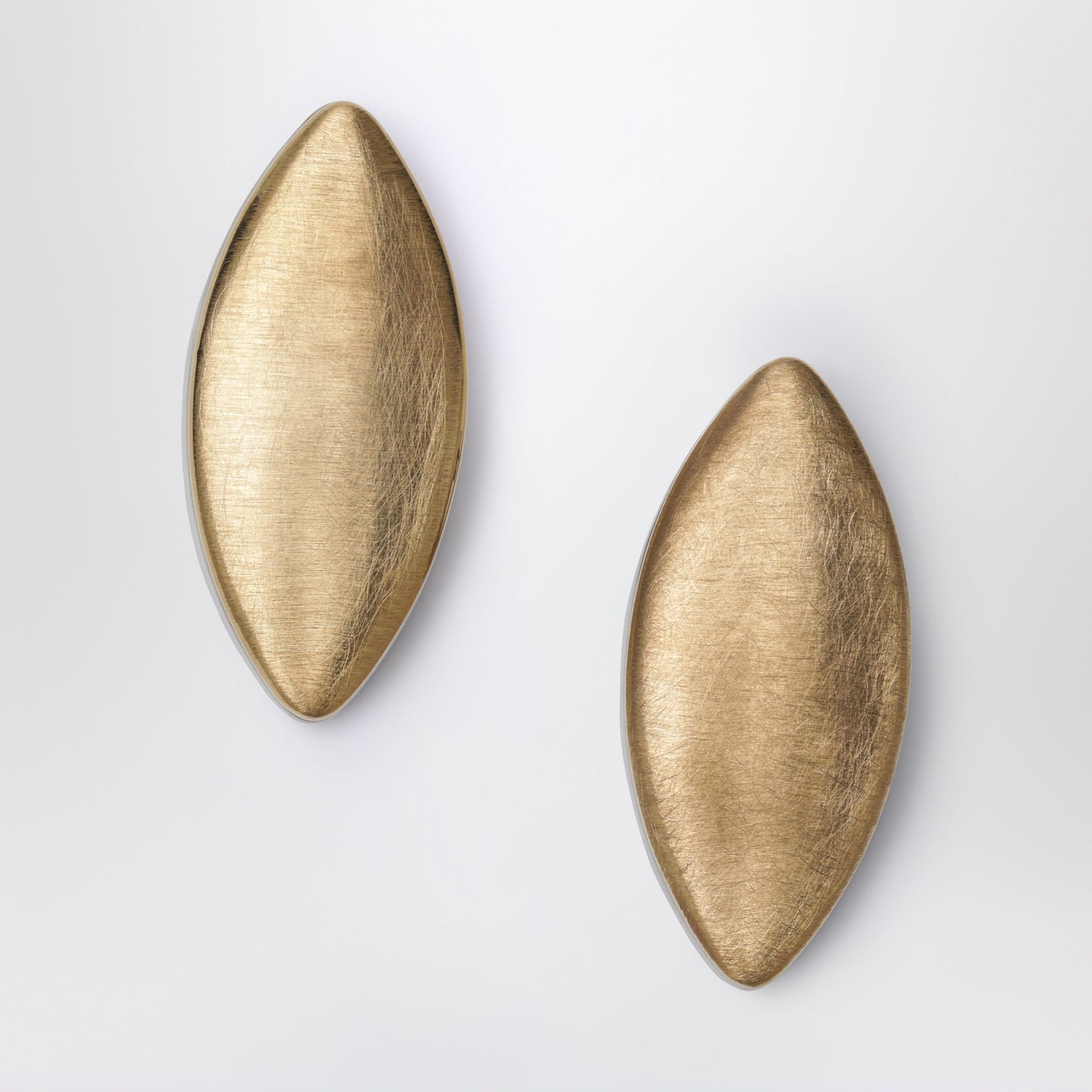 Jacquemus Skirt-Style Earrings In Gold-Plated Copper Women JACQUEMUS