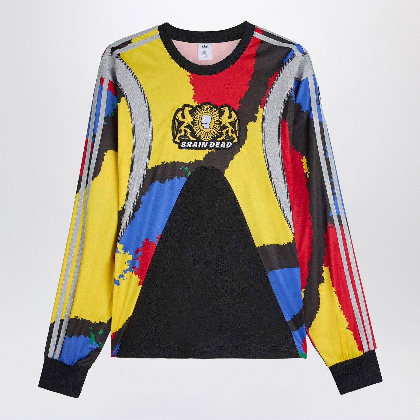 Adidas X Brain Dead Black/Eqt Yellow Jersey With Logo Patch Men adidas x Brain Dead
