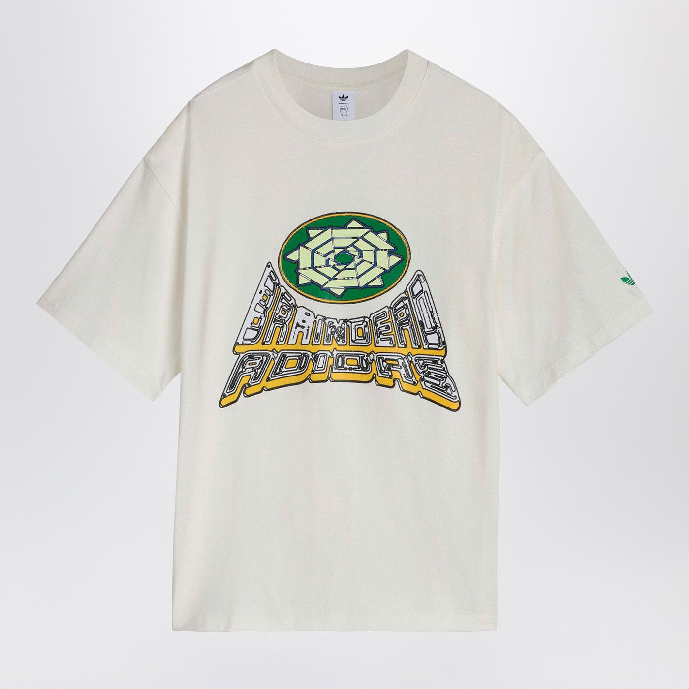 Adidas X Brain Dead Core White T-Shirt With Logo Print Men