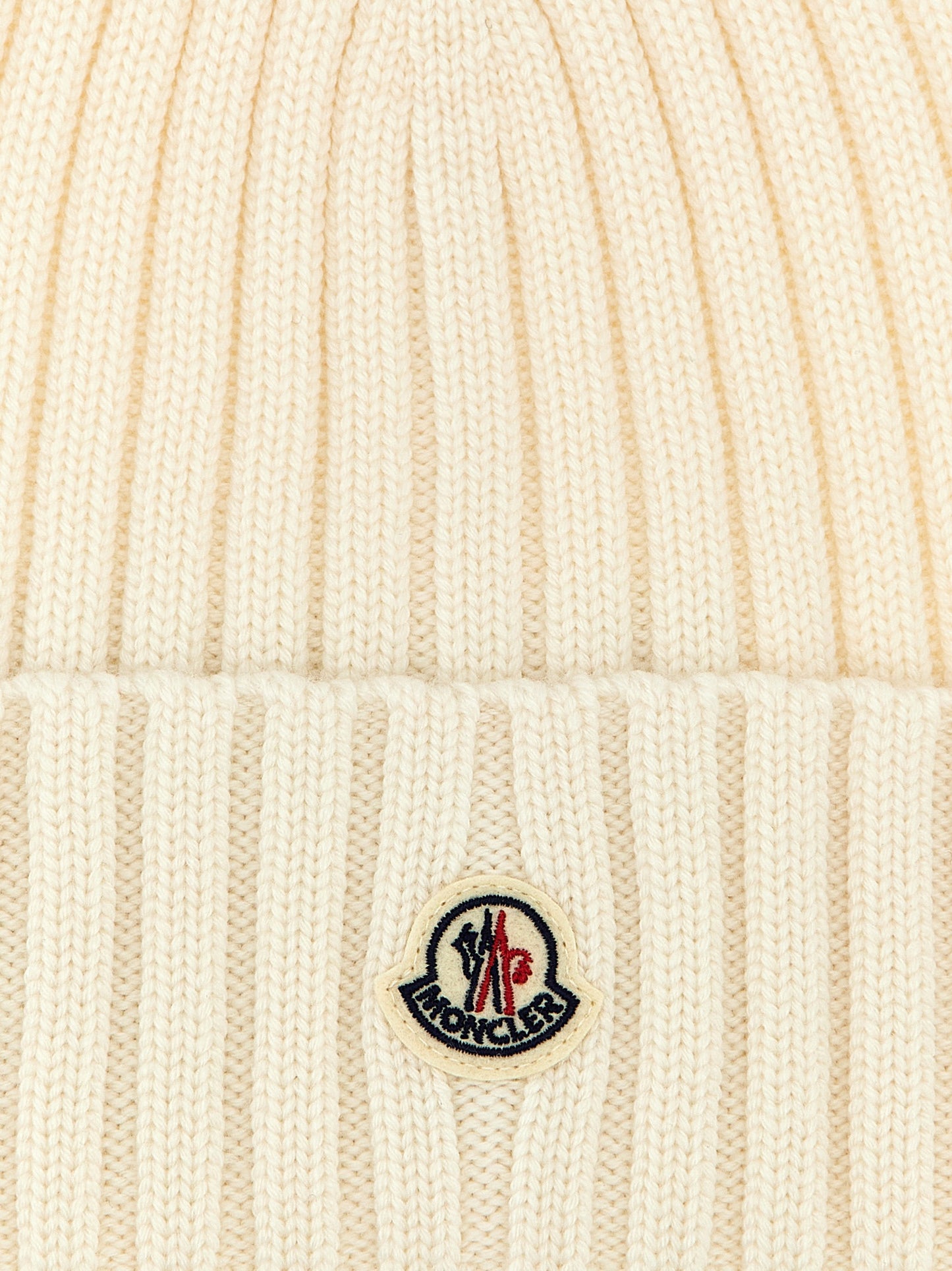 Moncler Women Logo Patch Beanie MONCLER