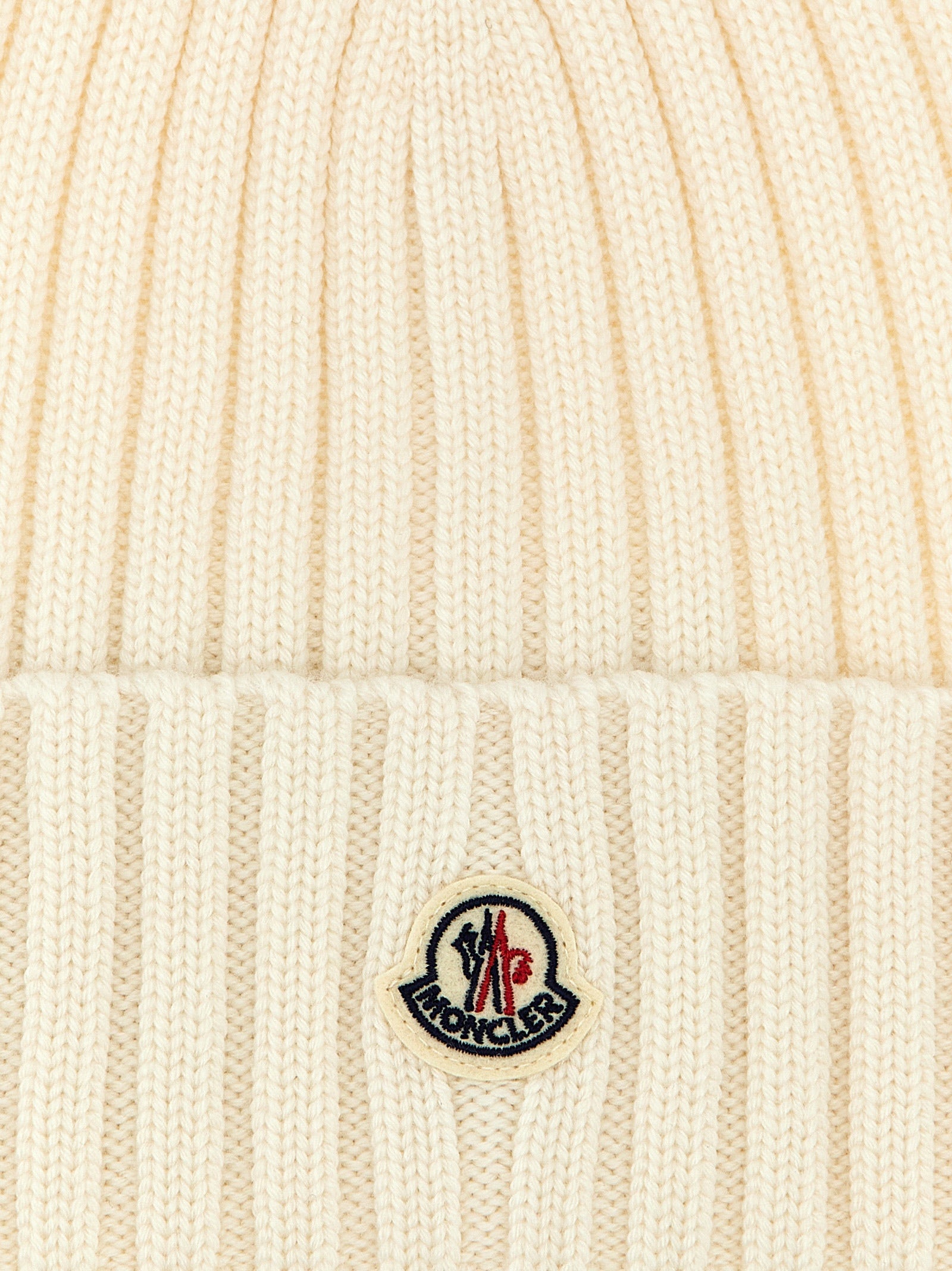 Moncler Women Logo Patch Beanie MONCLER