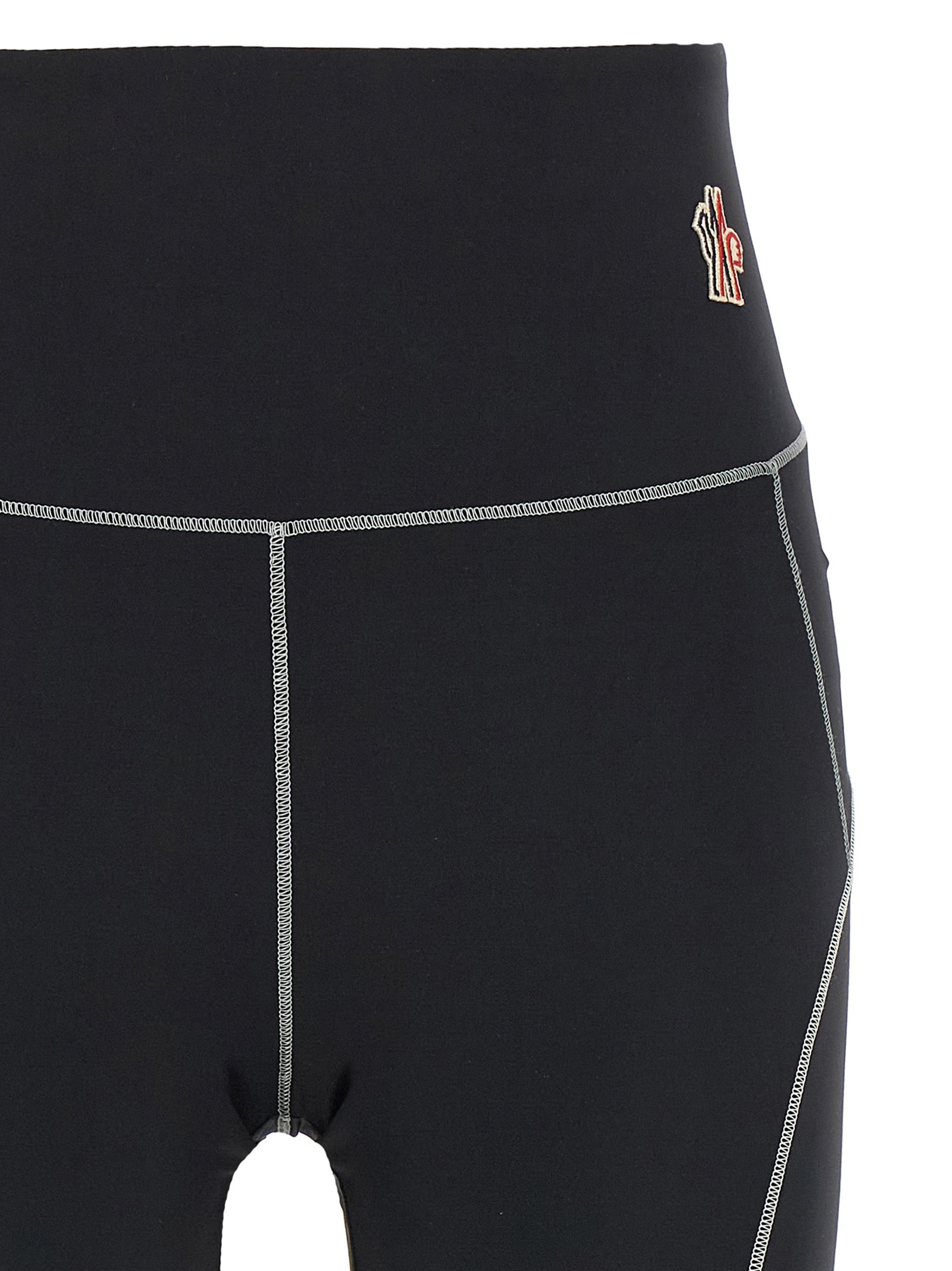 Moncler Grenoble Women Logo Patch Leggings MONCLER GRENOBLE