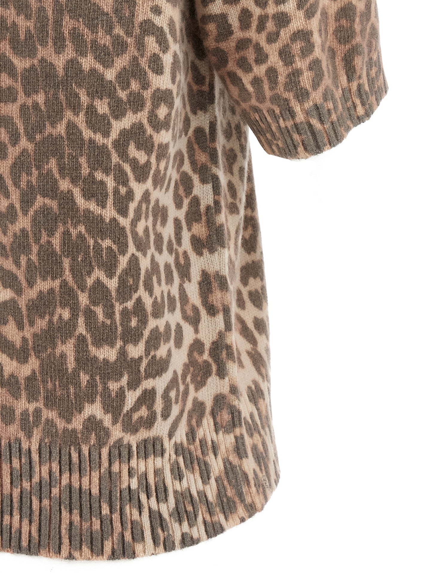 Ganni Women 'Leopard Wool Mix' T-Shirt GANNI