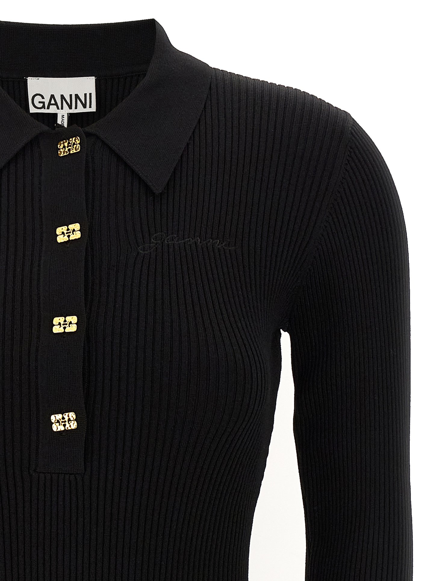 Ganni Women 'Melange Rib Knit Mini' Dress GANNI