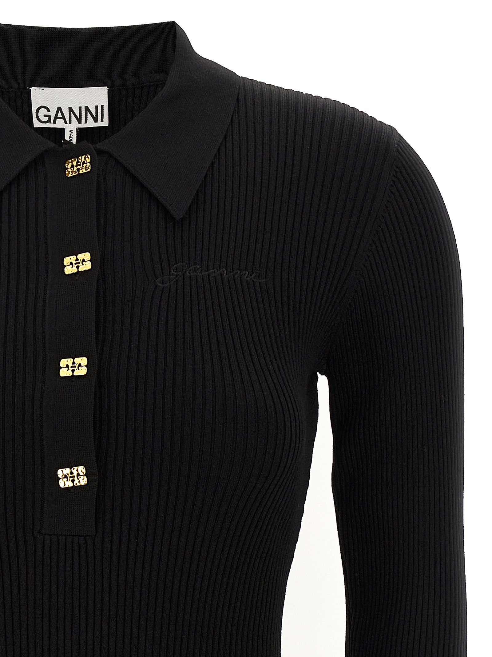 Ganni Women 'Melange Rib Knit Mini' Dress GANNI