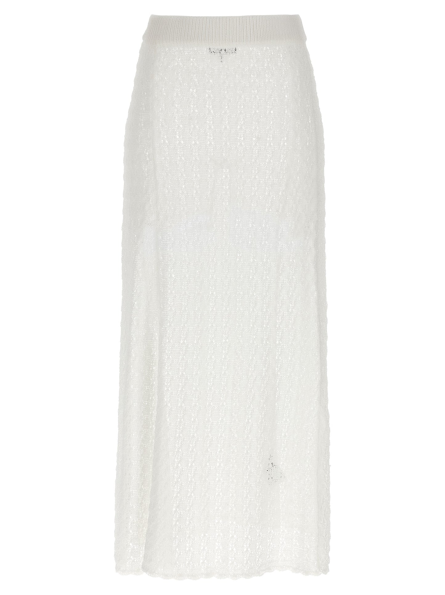 Ganni Women 'Shiny Pointelle Knit' Skirt GANNI