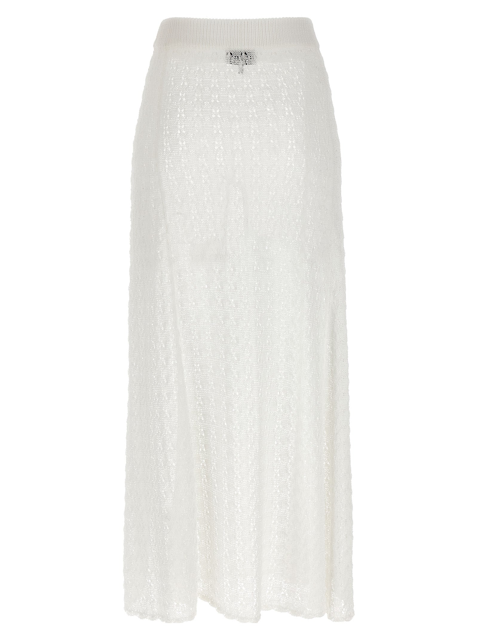 Ganni Women 'Shiny Pointelle Knit' Skirt GANNI