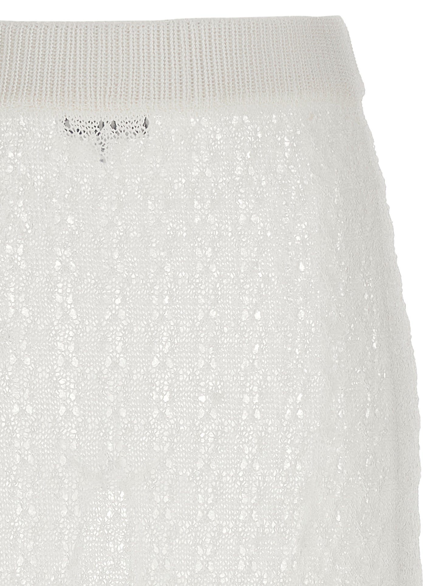Ganni Women 'Shiny Pointelle Knit' Skirt GANNI