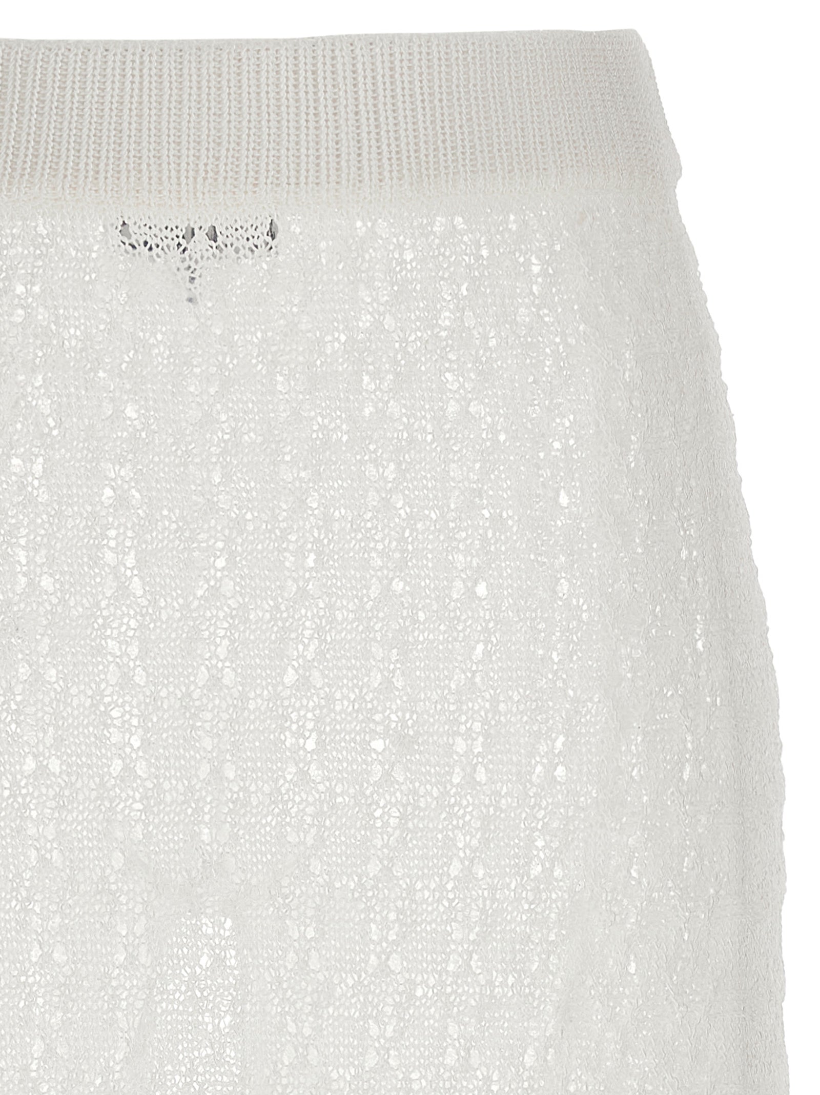 Ganni Women 'Shiny Pointelle Knit' Skirt GANNI