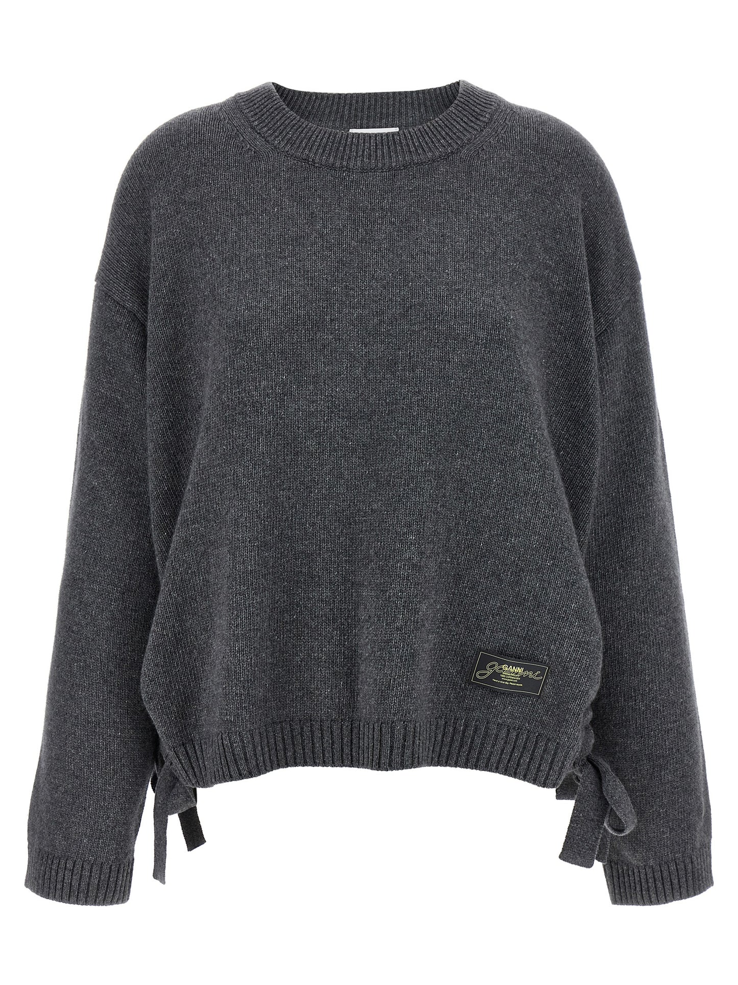 Ganni Women Side Laces Sweater GANNI