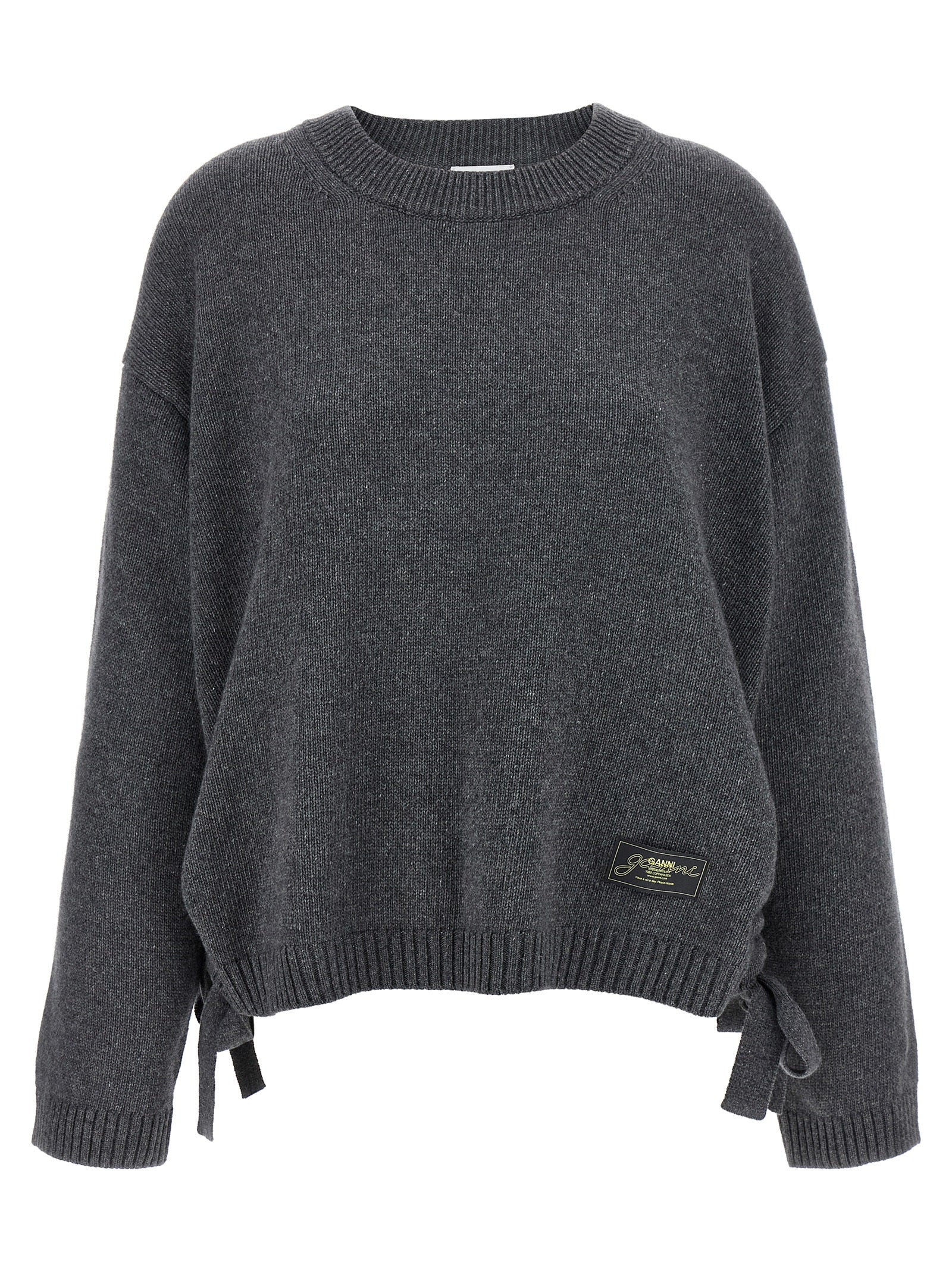 Ganni Women Side Laces Sweater GANNI