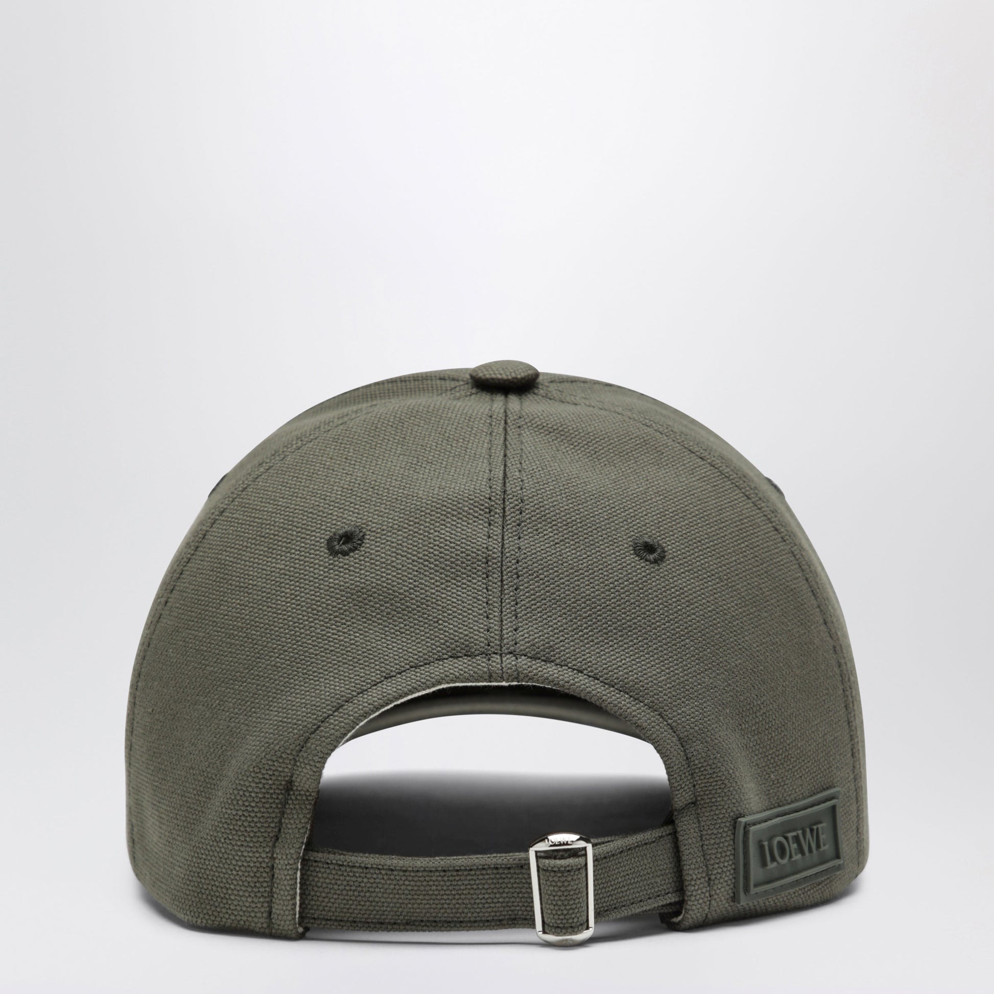 Loewe Khaki Green Hat With Anagram Logo Men LOEWE