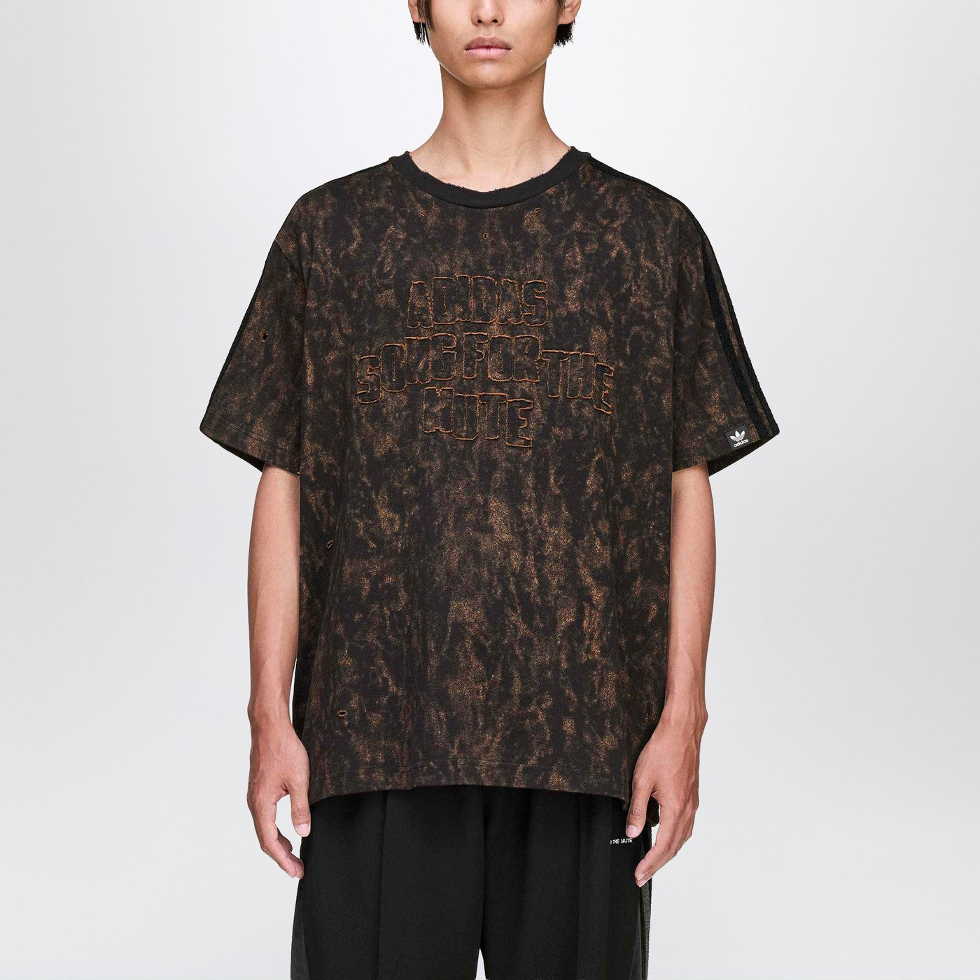 Adidas Statement T-Shirt Song For The Mute Adi006 Black/Wild Brown Men adidas Statement