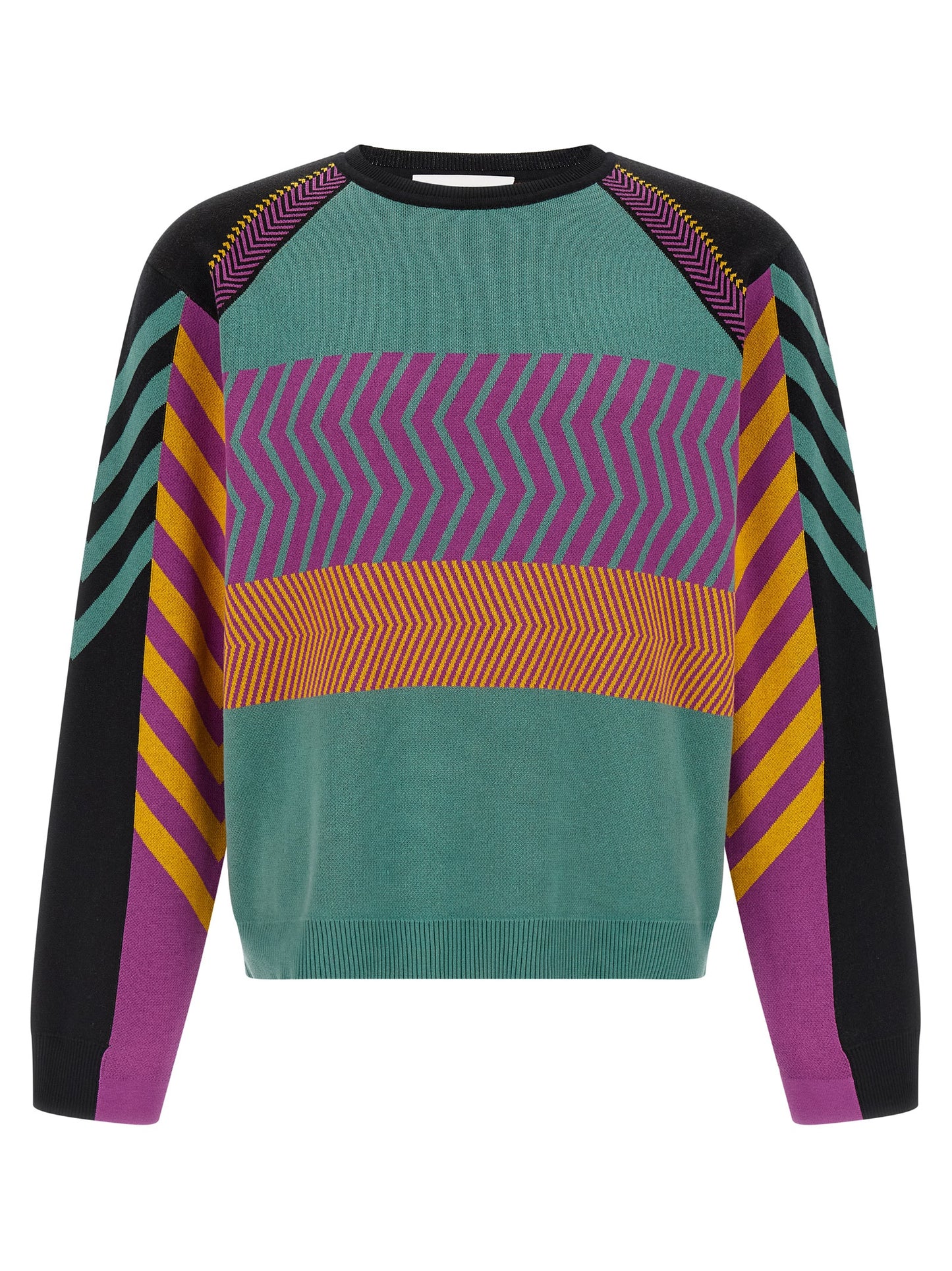 Kiko Kostadinov Men 'Gizi Panelled' Sweater KIKO KOSTADINOV