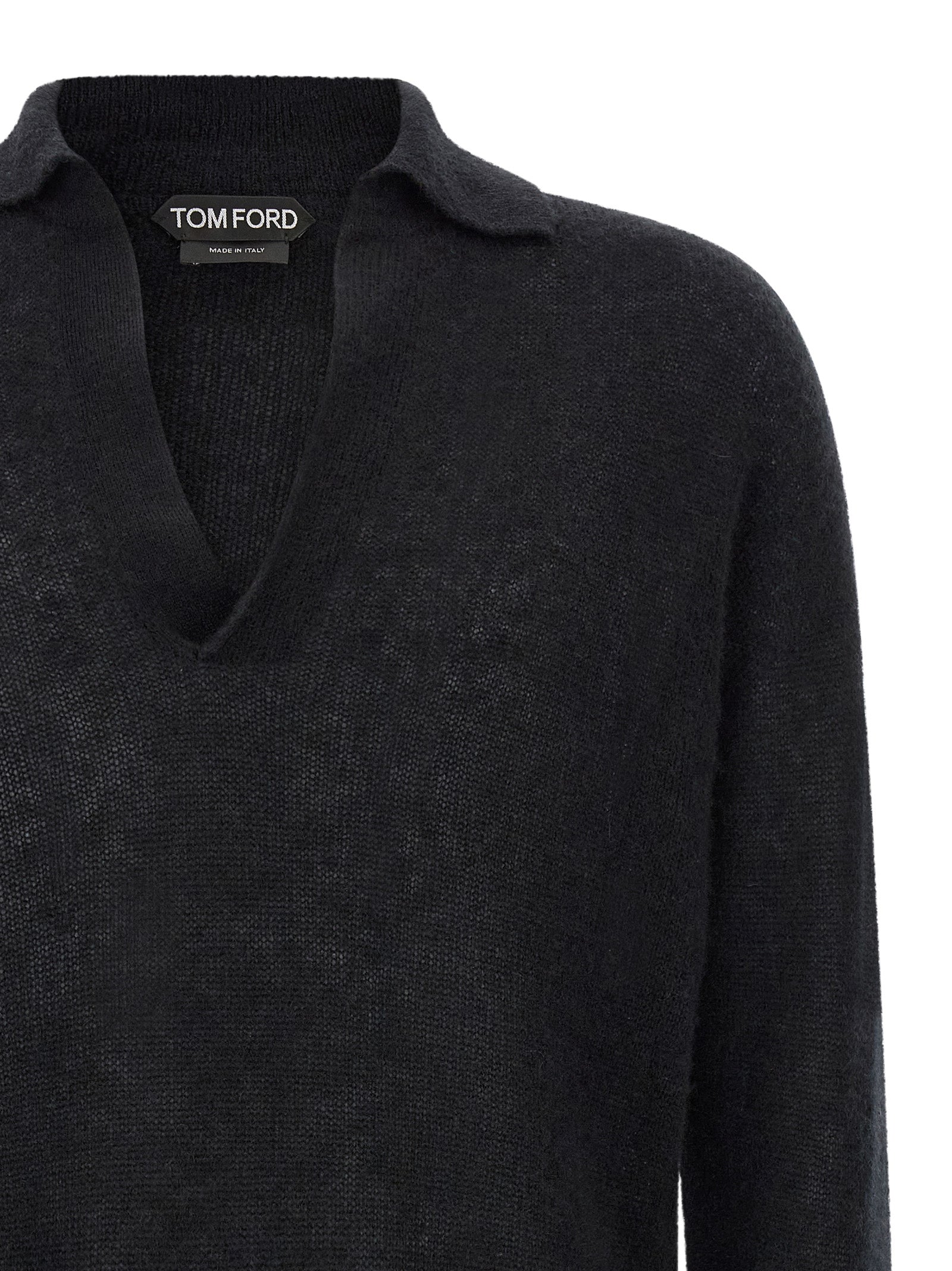 Tom Ford Men Cashmere And Silk Polo Shirt TOM FORD