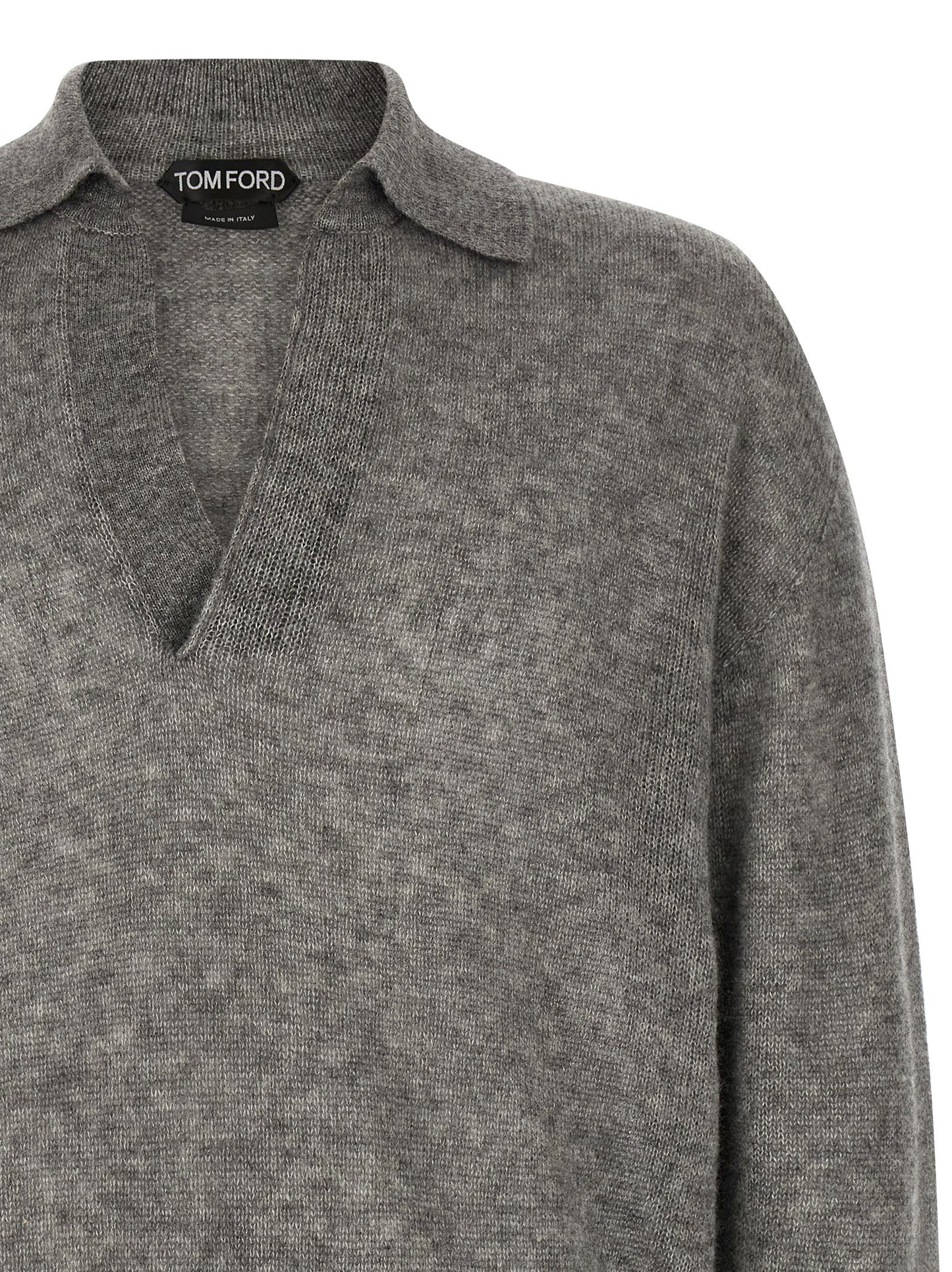 Tom Ford Men Cashmere And Silk Polo Shirt TOM FORD