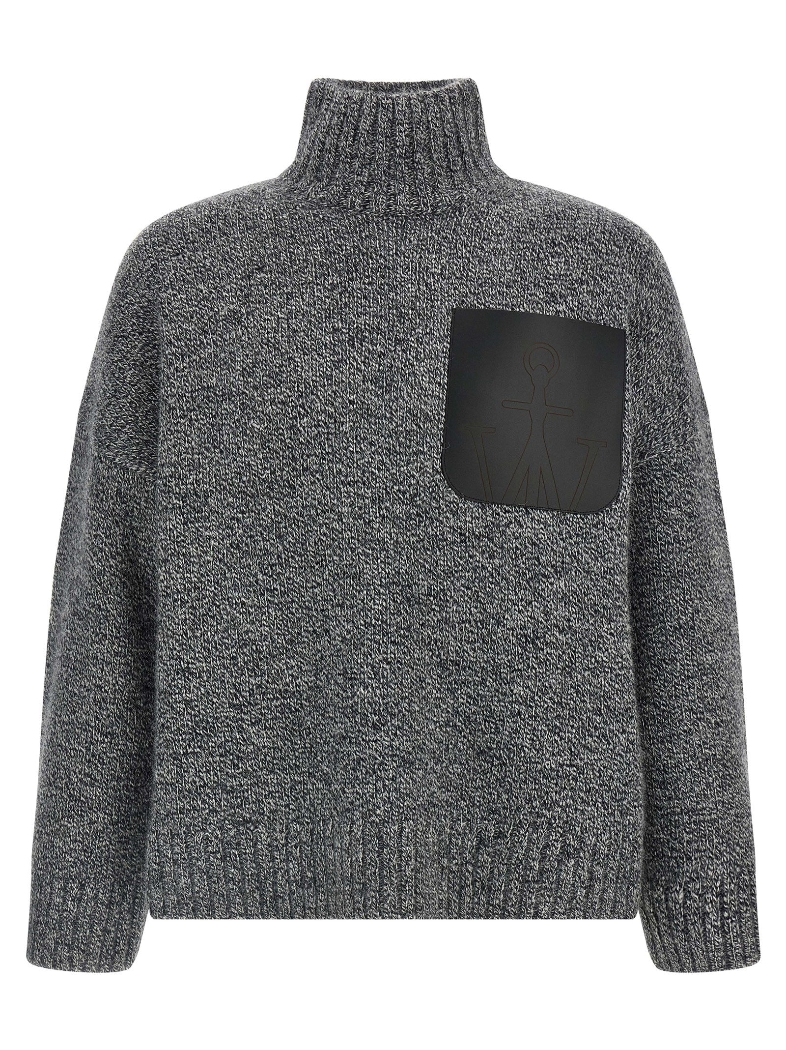 J.W.Anderson Men 'Leather Patch Pocket' Sweater J.W. ANDERSON