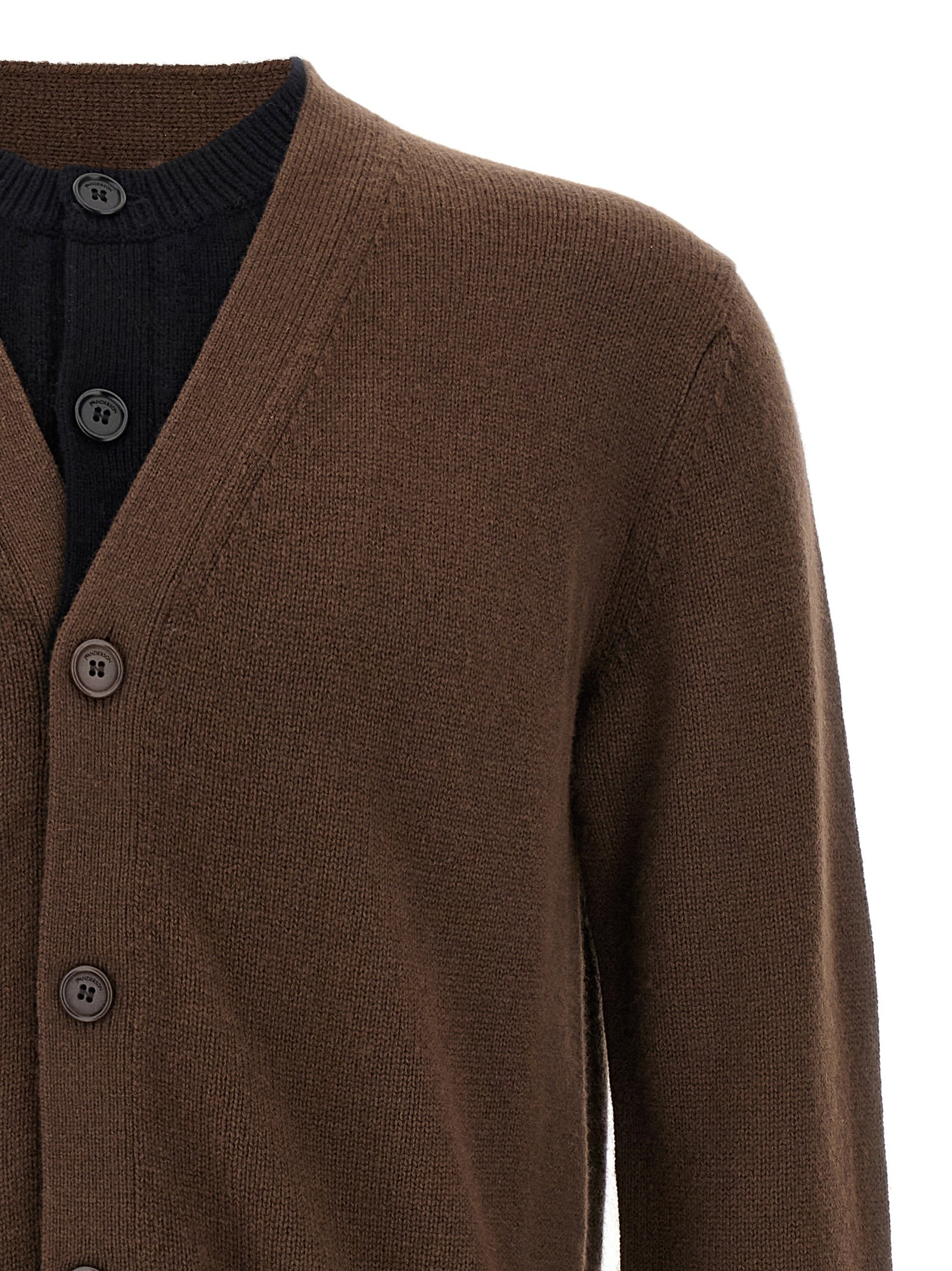 J.W.Anderson Men 'Contrast Layered' Cardigan J.W. ANDERSON