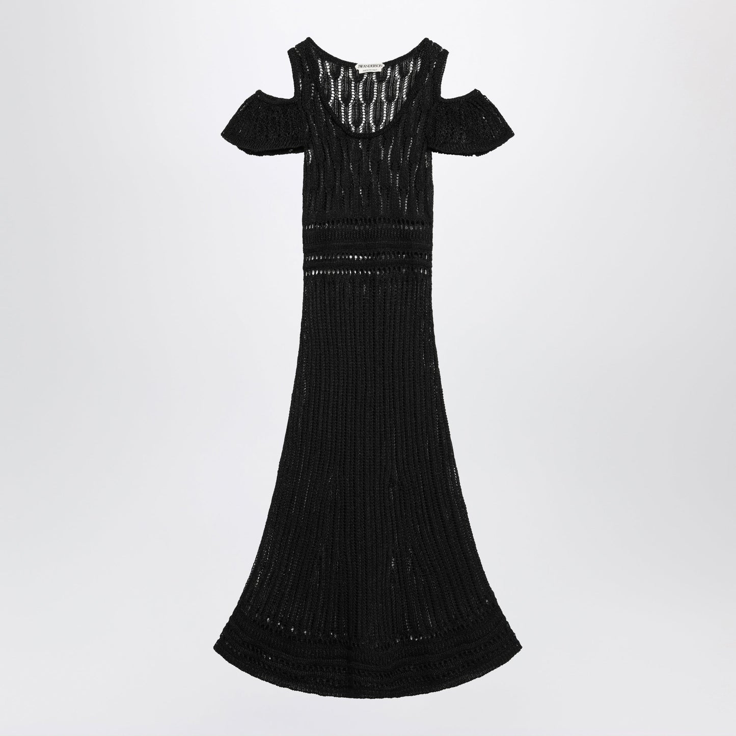 Jw Anderson Black Crochet Dress Women J.W. ANDERSON
