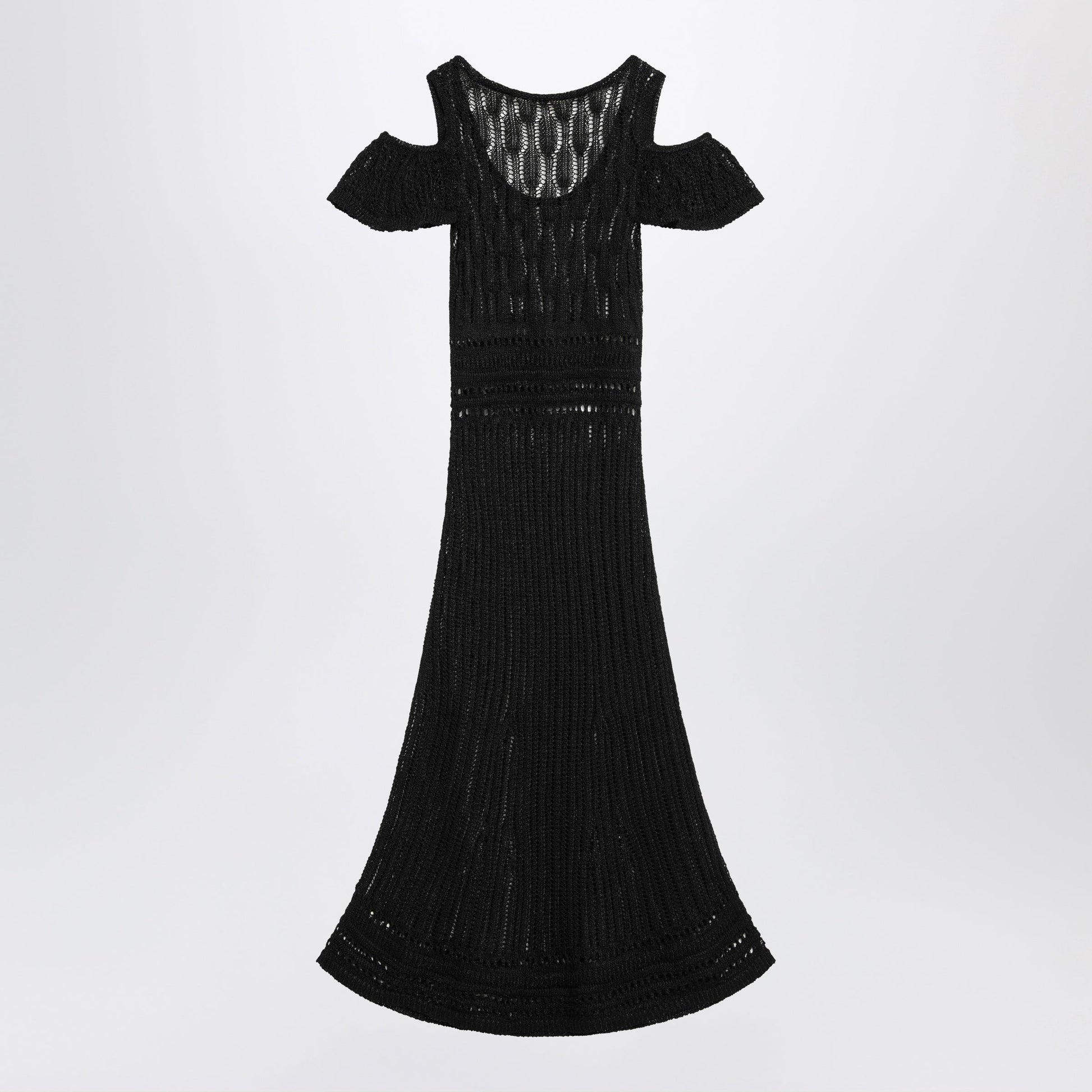 Jw Anderson Black Crochet Dress Women J.W. ANDERSON