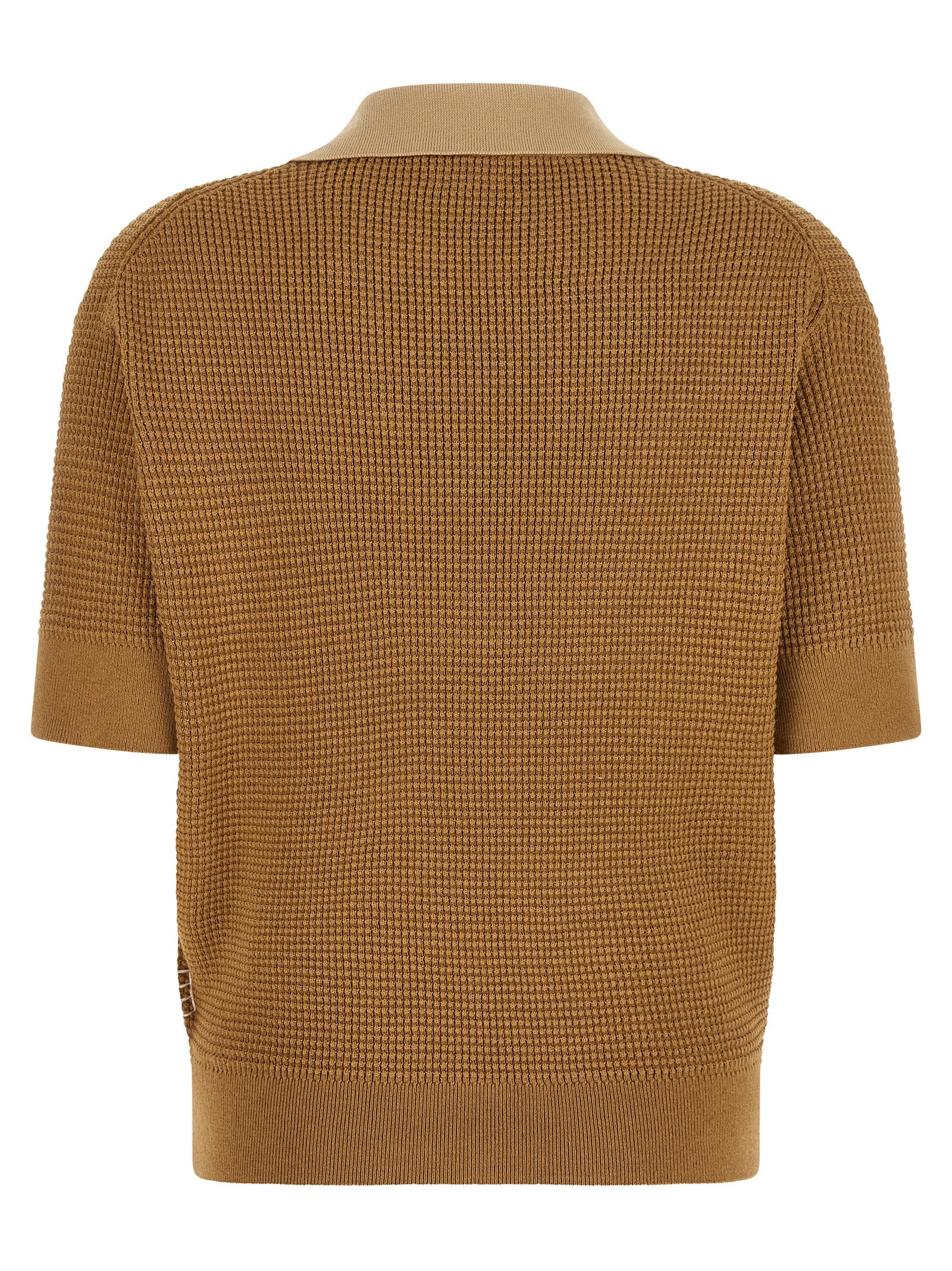 J.W.Anderson Women Waffle Stitch Polo Shirt J.W. ANDERSON