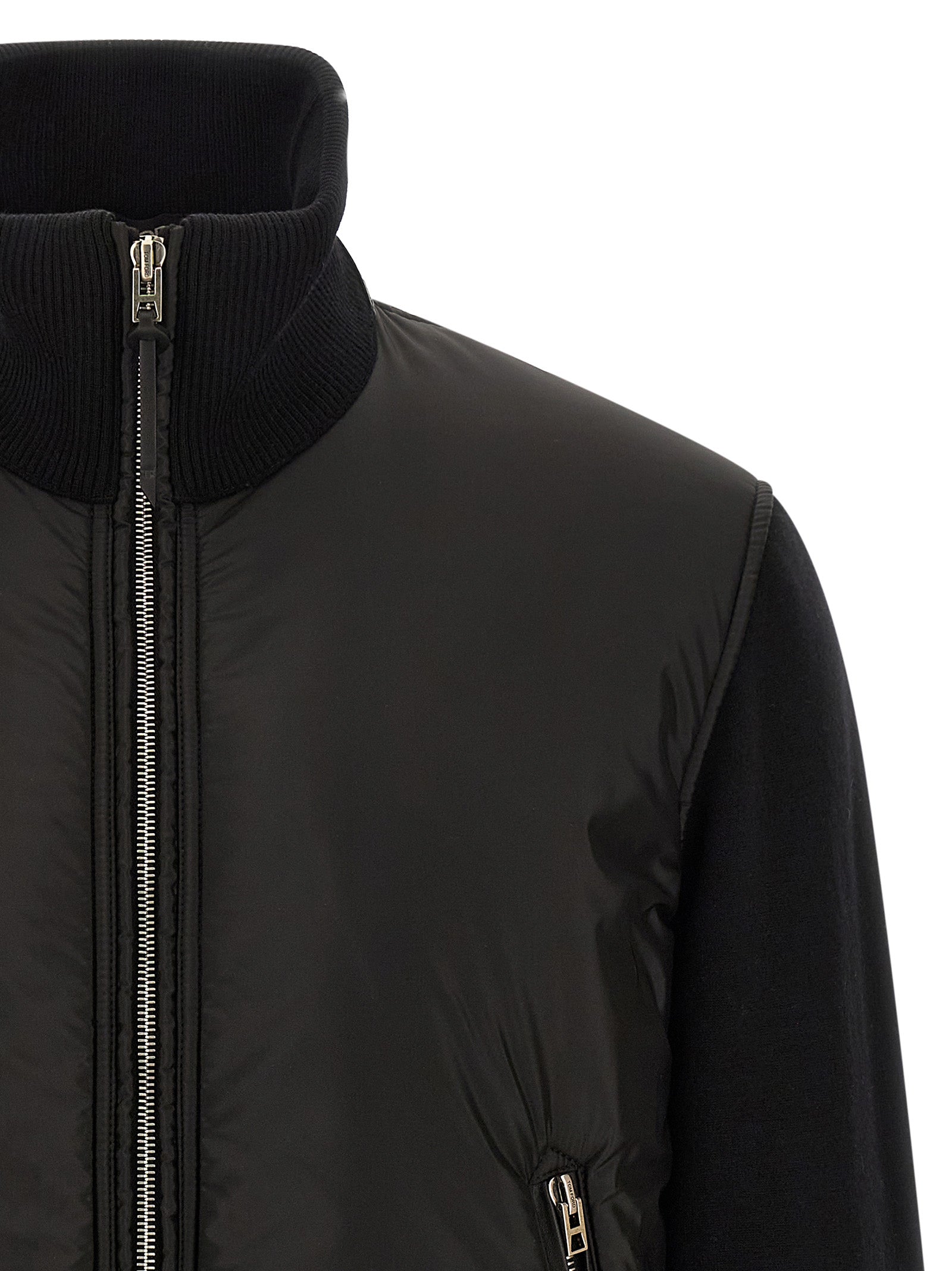 Tom Ford Men Merino Wool Bomber Jacket TOM FORD