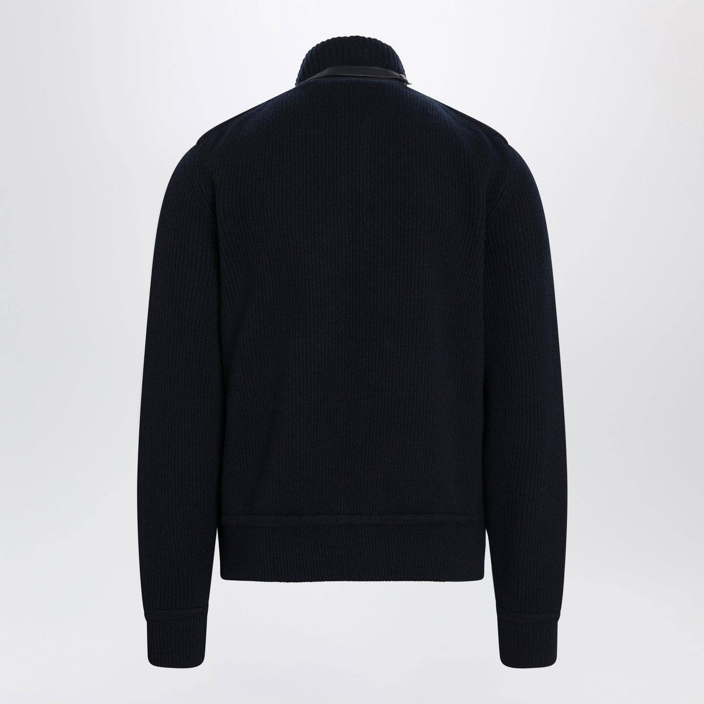 Tom Ford Navy Blue Quilted Virgin Wool Jacket Men TOM FORD