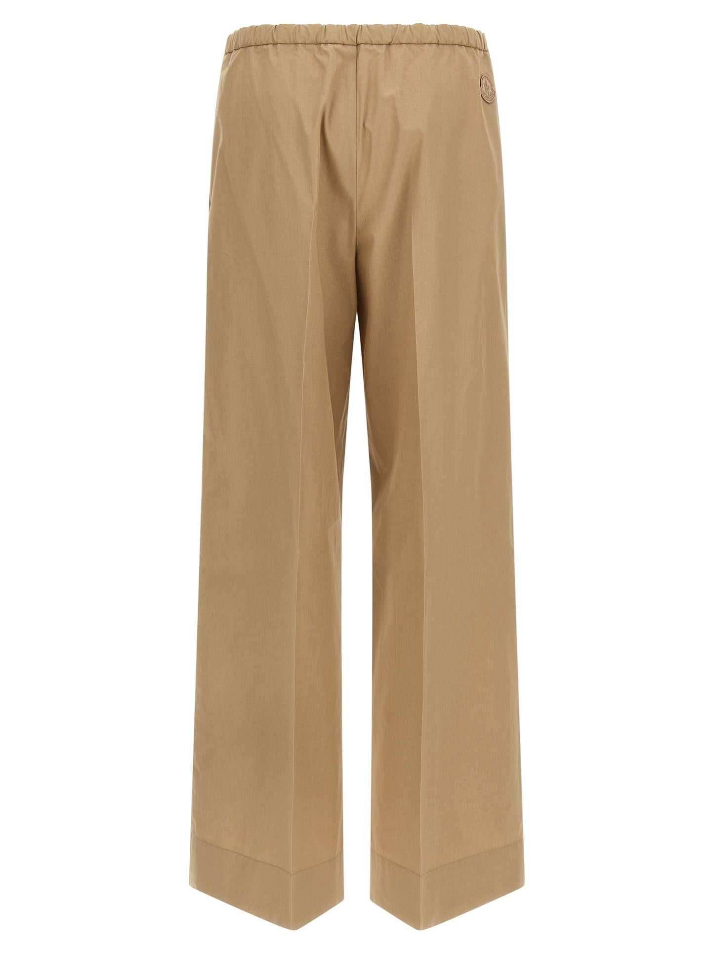 Moncler Women Grosgrain Logo Patch Pants MONCLER